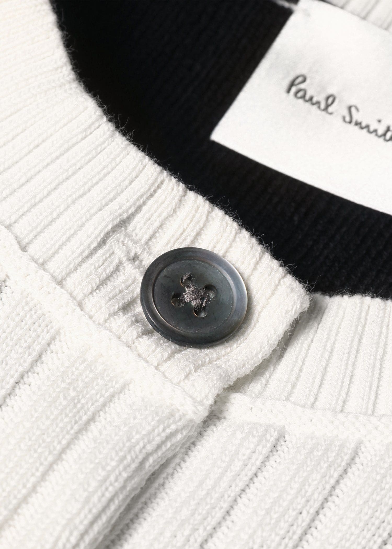 ウィメンズ バイカラー スリット カーディガン