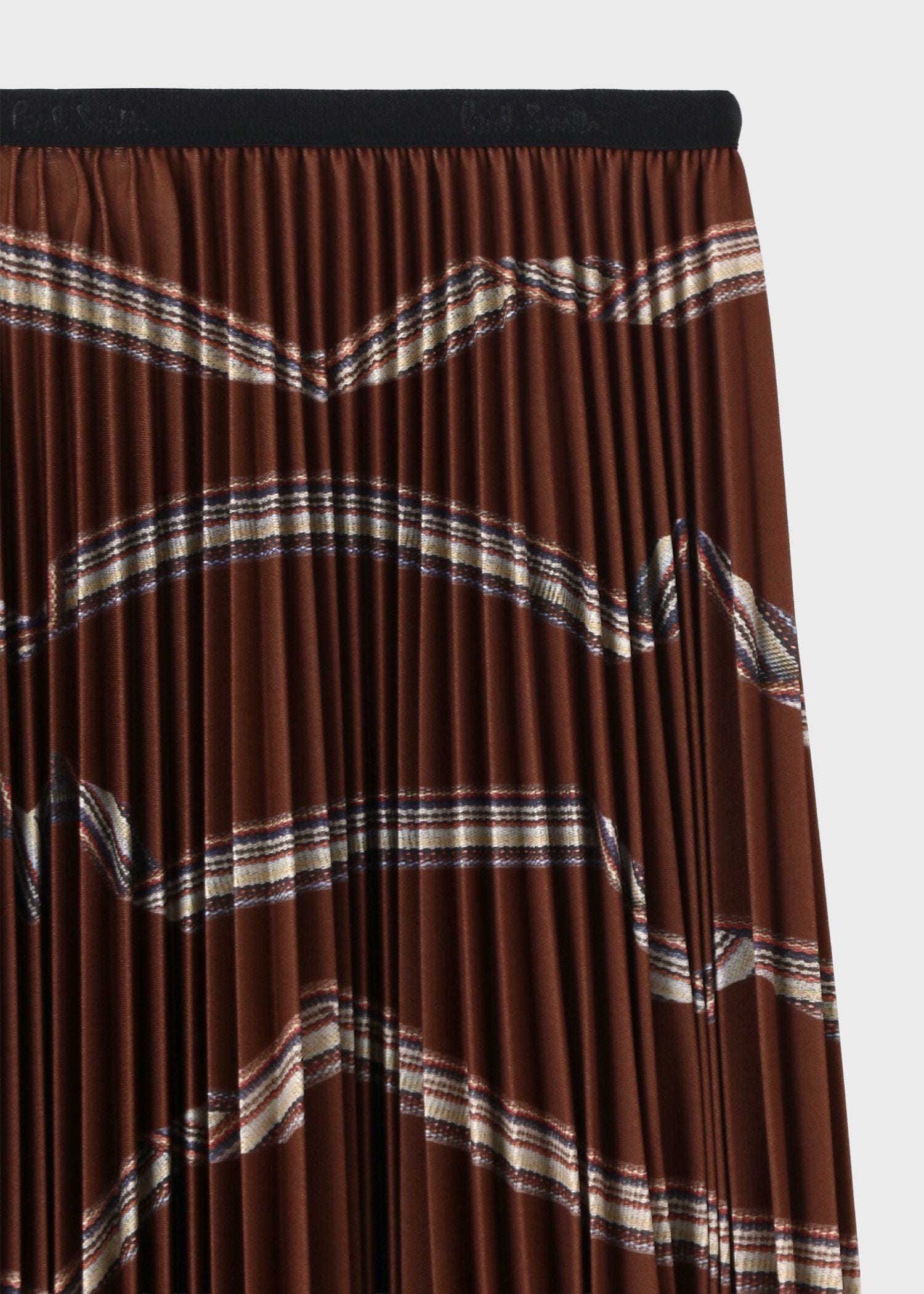 ウィメンズ "Signature Stripe" リボン プリーツスカート