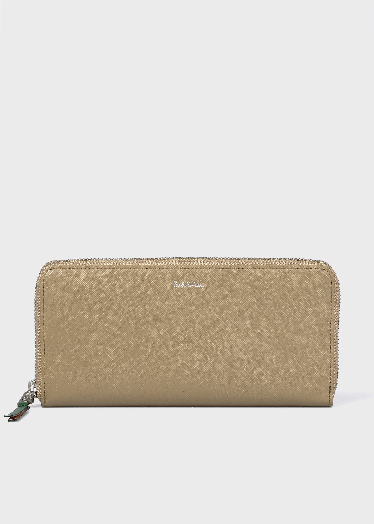 アーティストストライププラー ラウンドジップ長財布