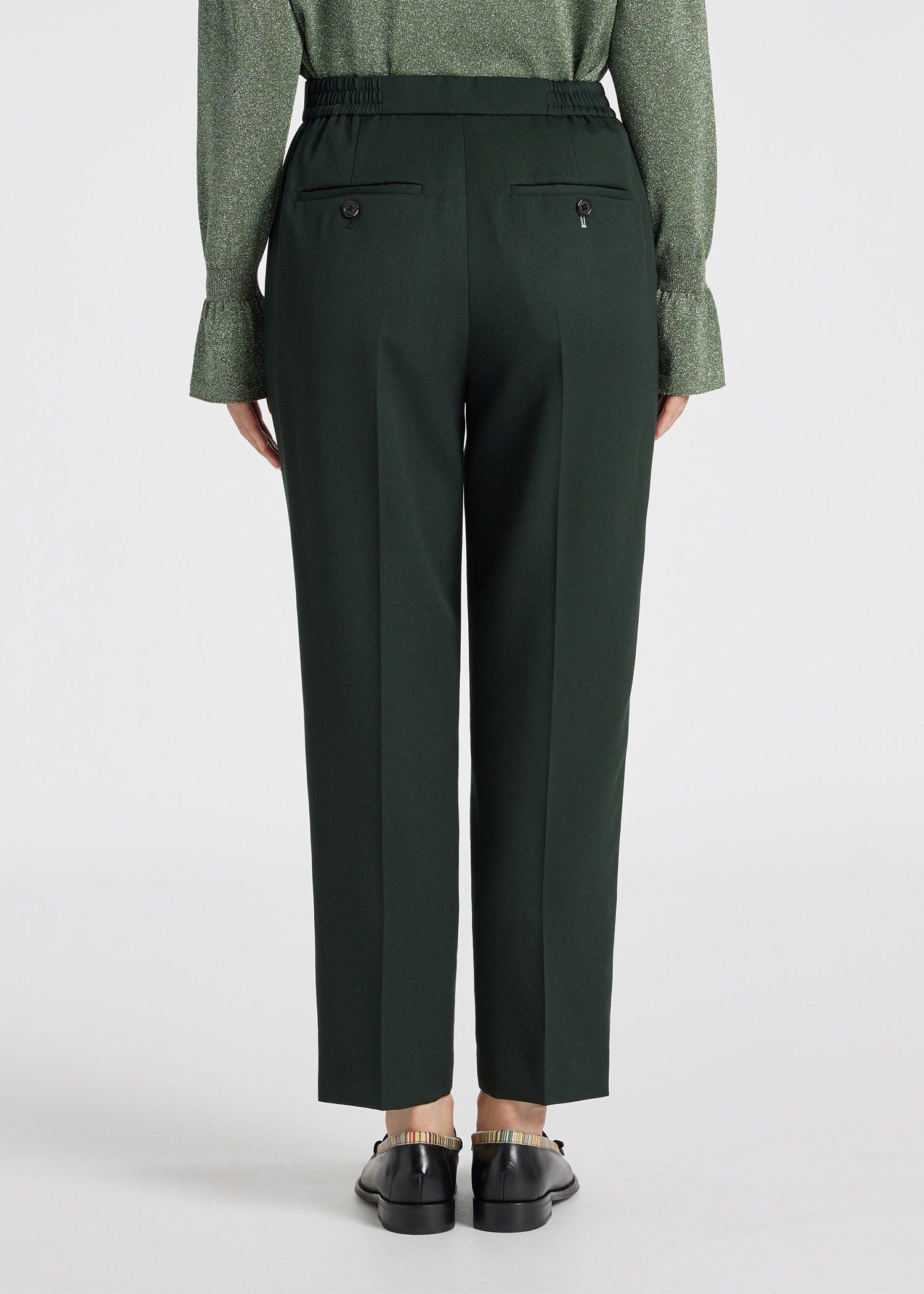 ウィメンズ ギャバ テーパードパンツ