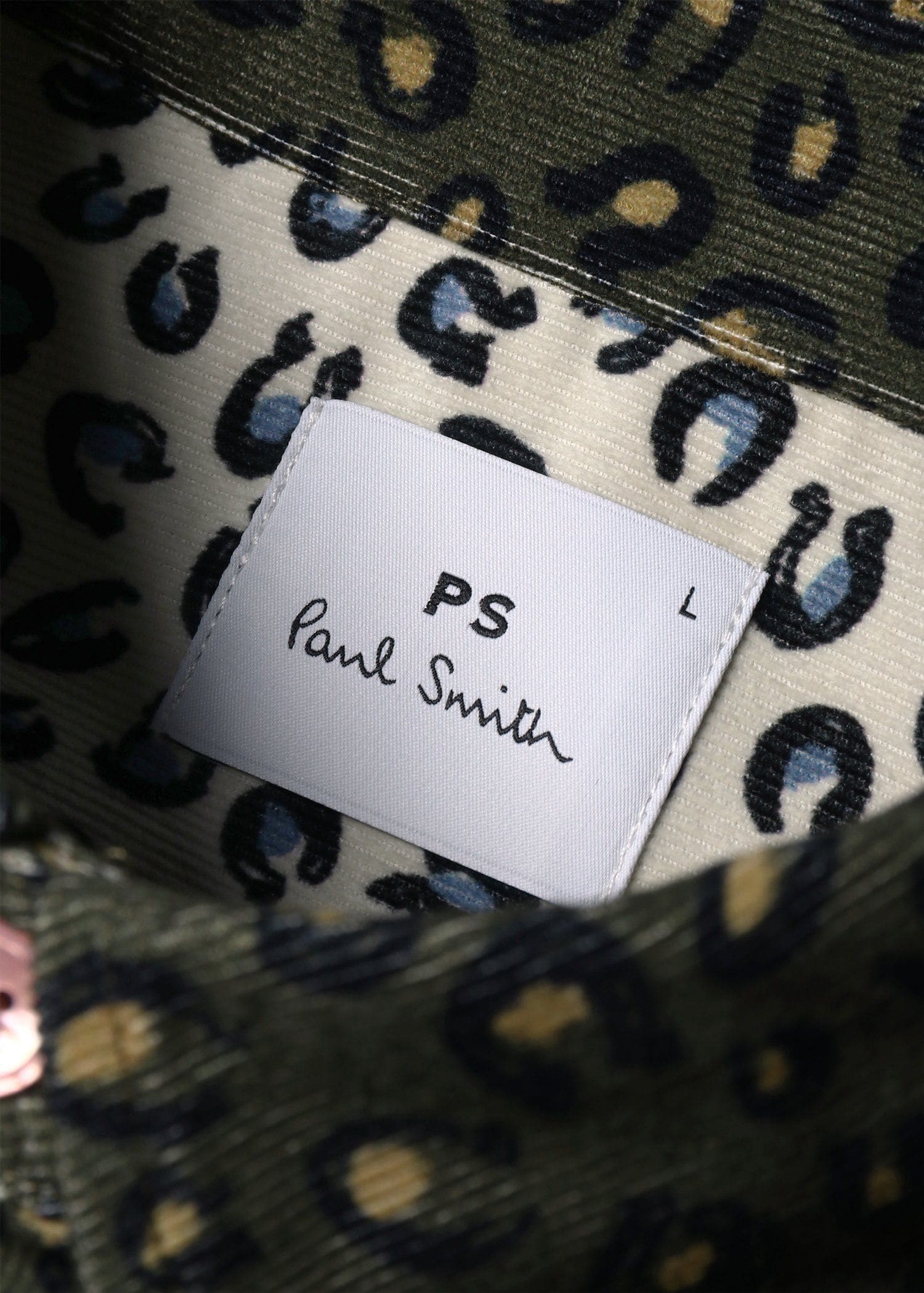 "Horseshoes" プリントコーデュロイシャツ