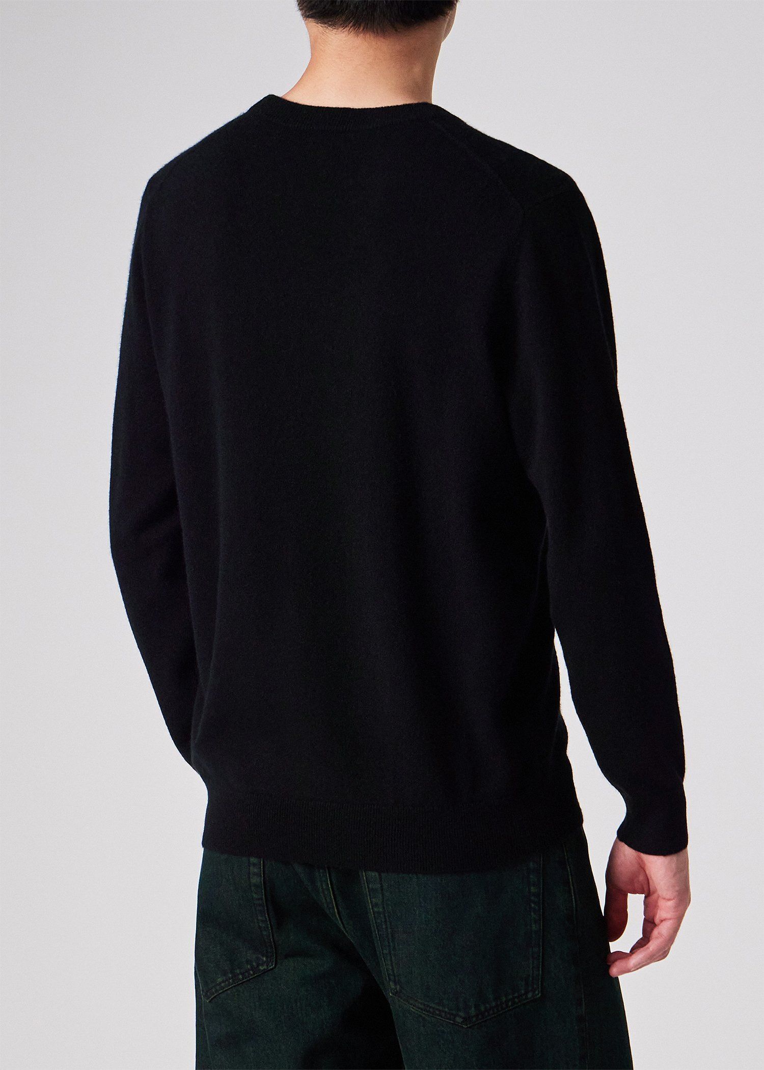 アーティストストライプポイント カシミヤ ニット