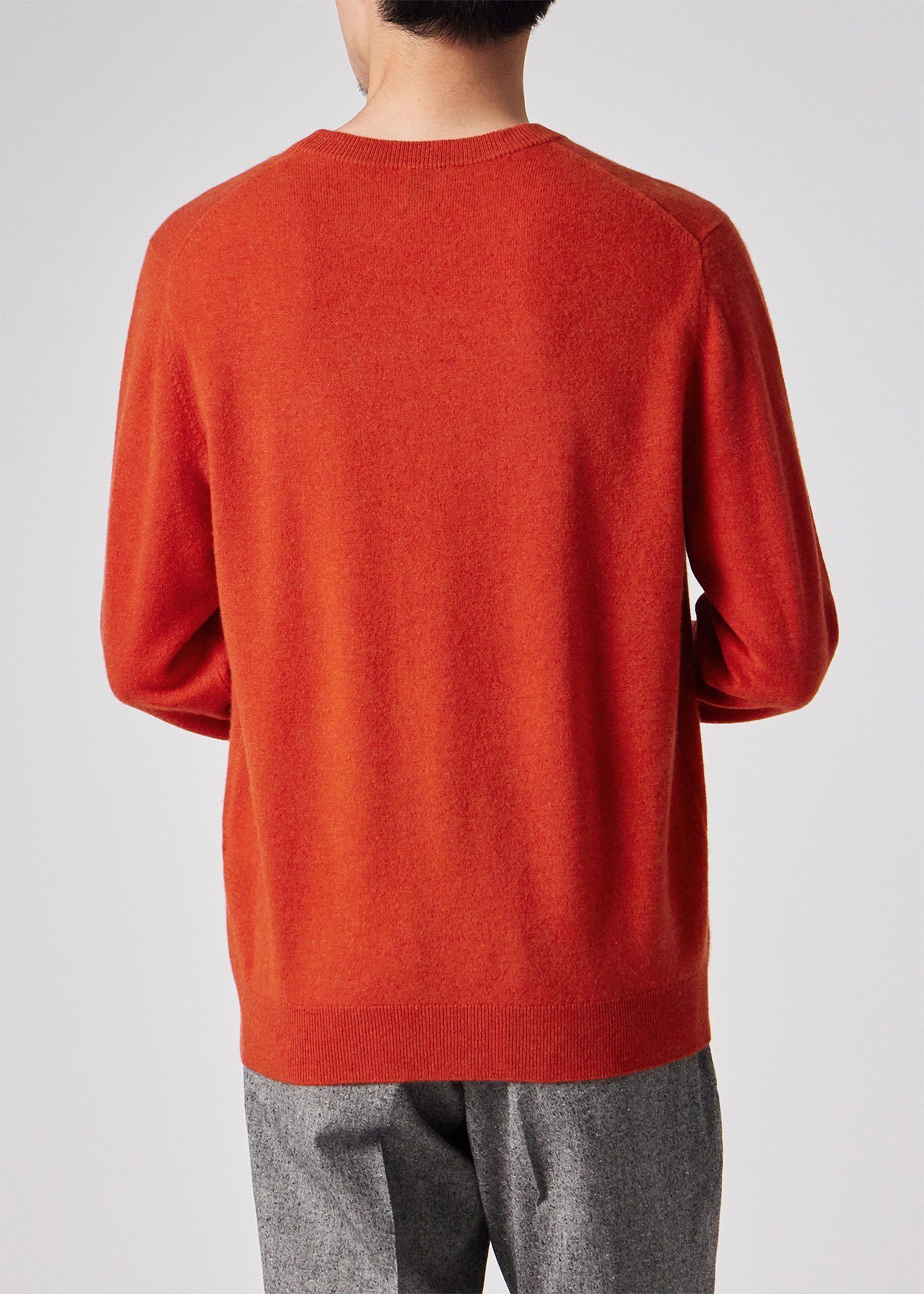 アーティストストライプポイント カシミヤ ニット