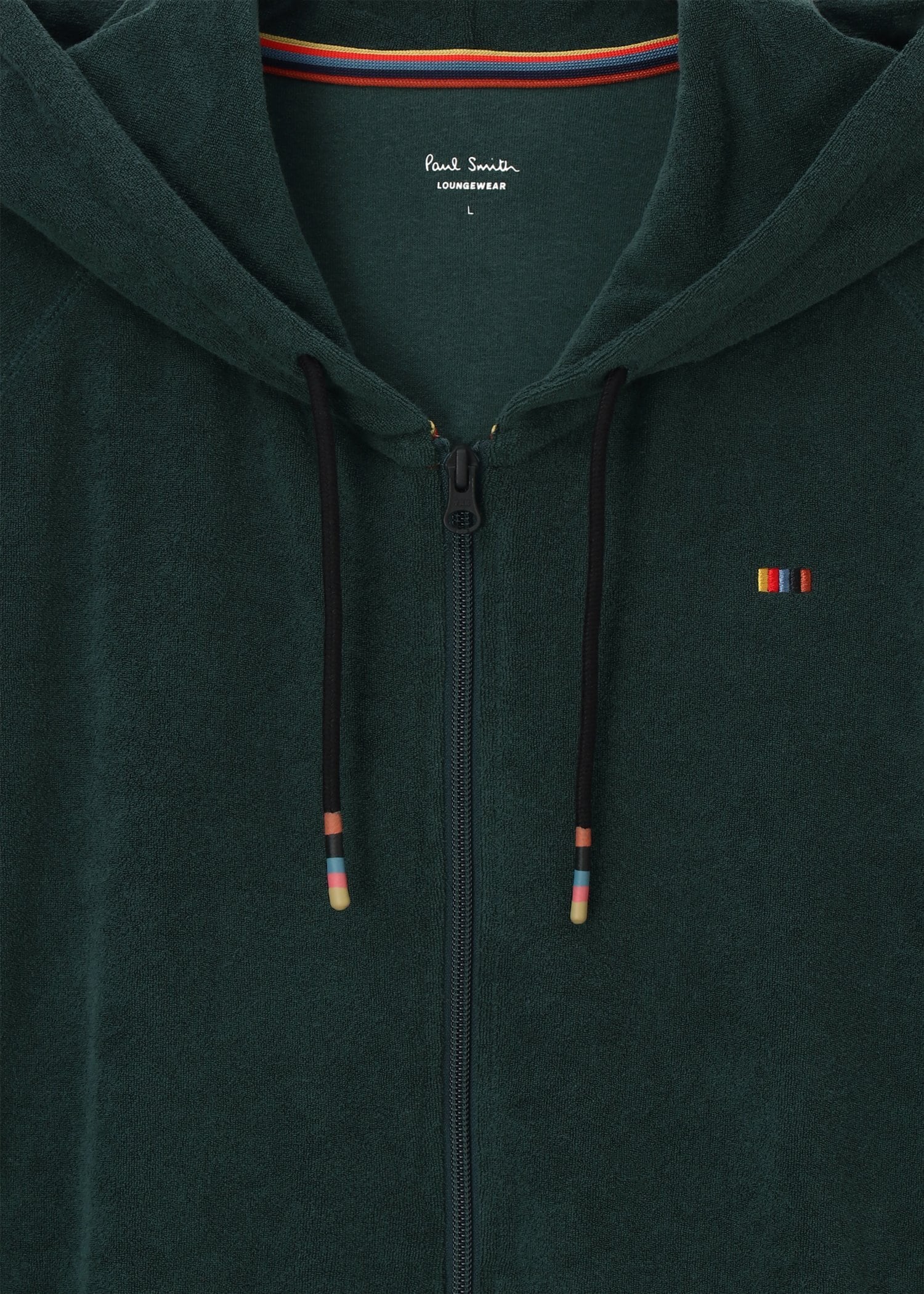 リラクシングウェア】アーティストストライプポイント パーカ