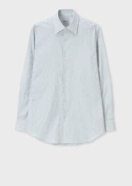 フローラルジャカード ドレスシャツ