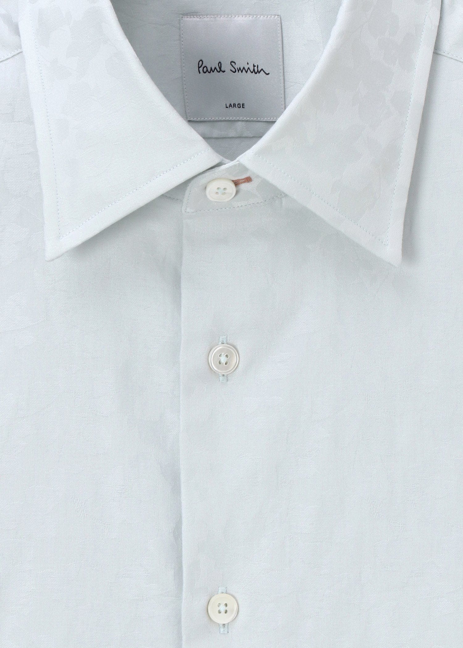 フローラルジャカード ドレスシャツ