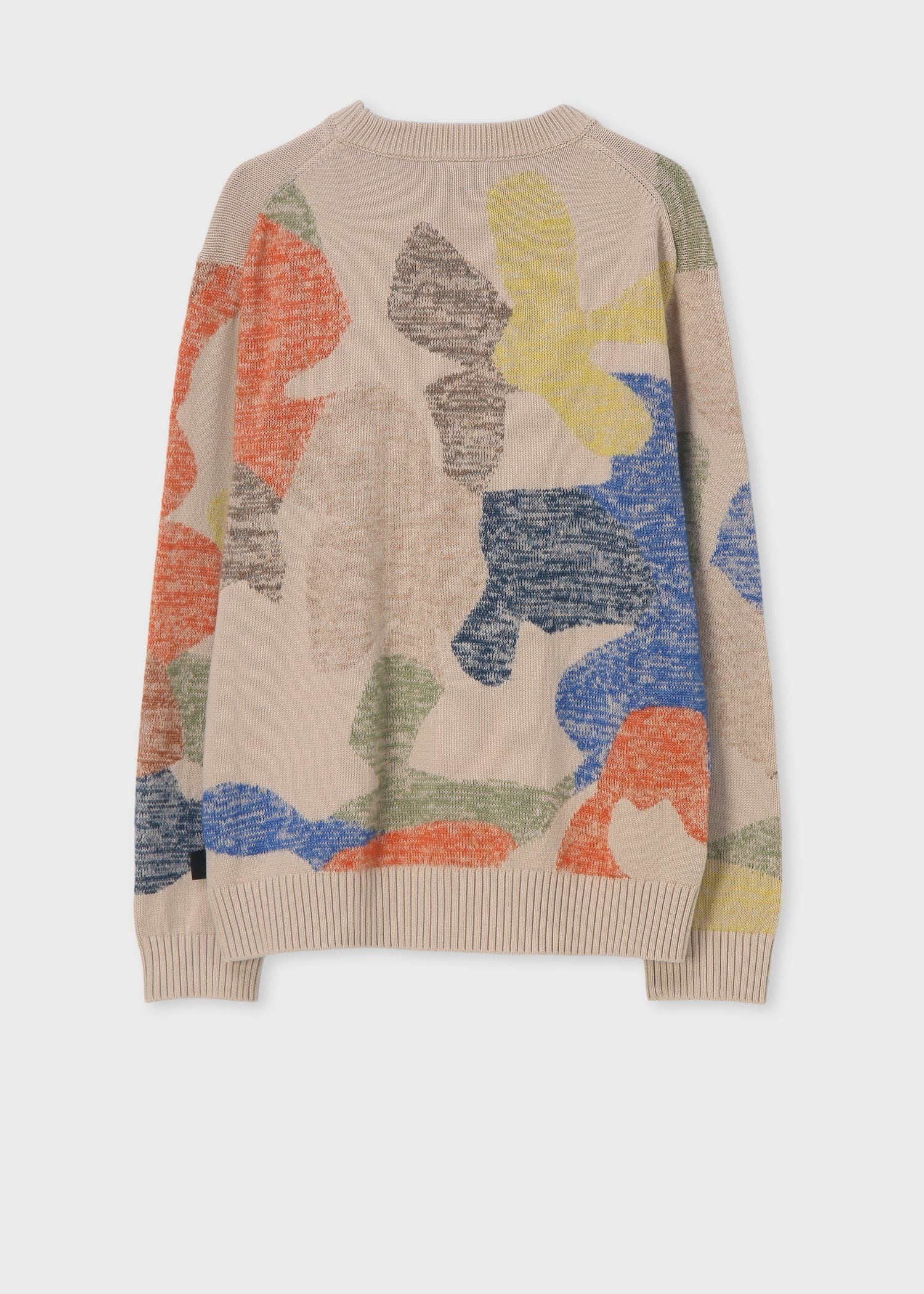 "Fortune Floral" クルーネックニット