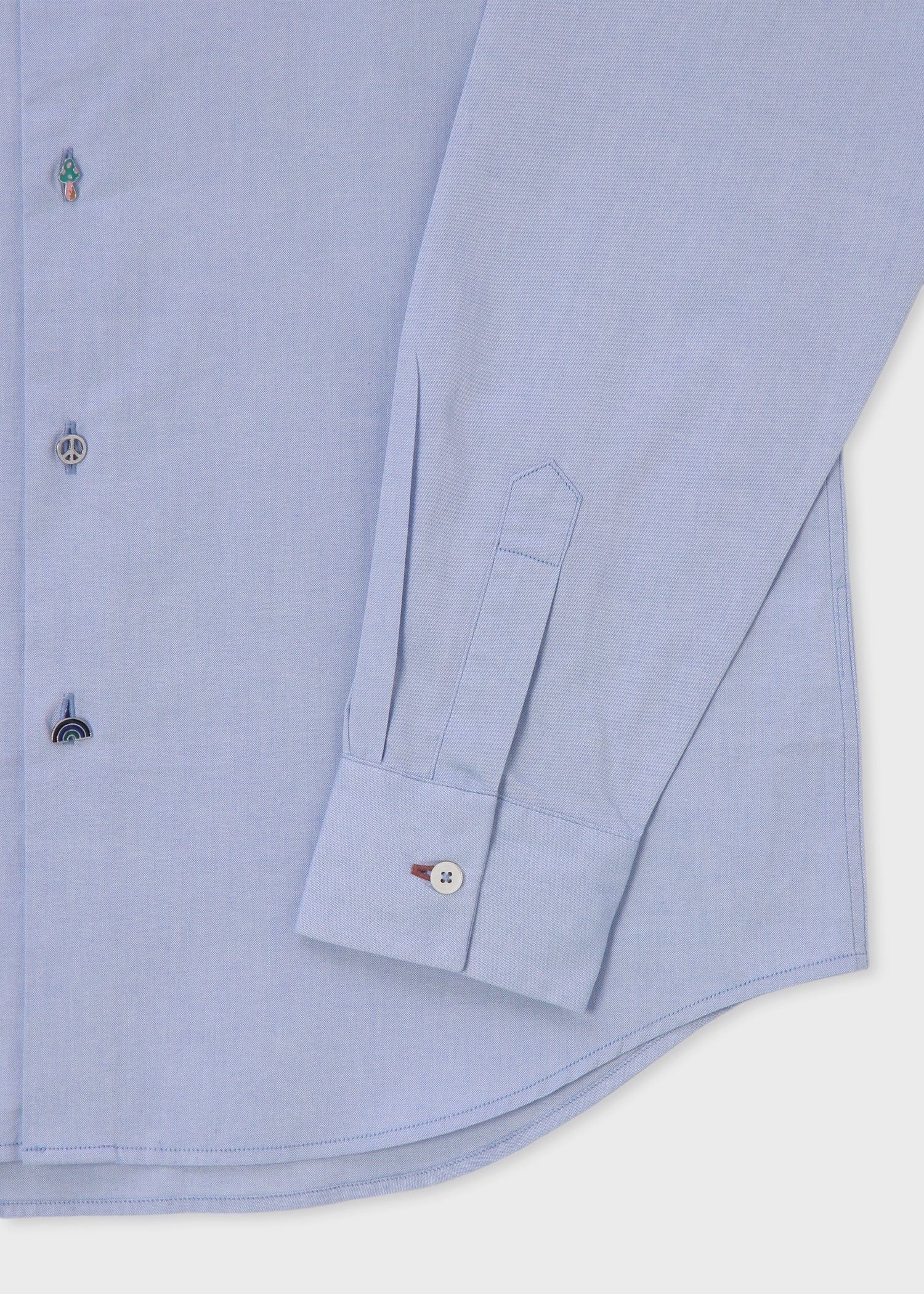 チャームボタン カジュアルシャツ