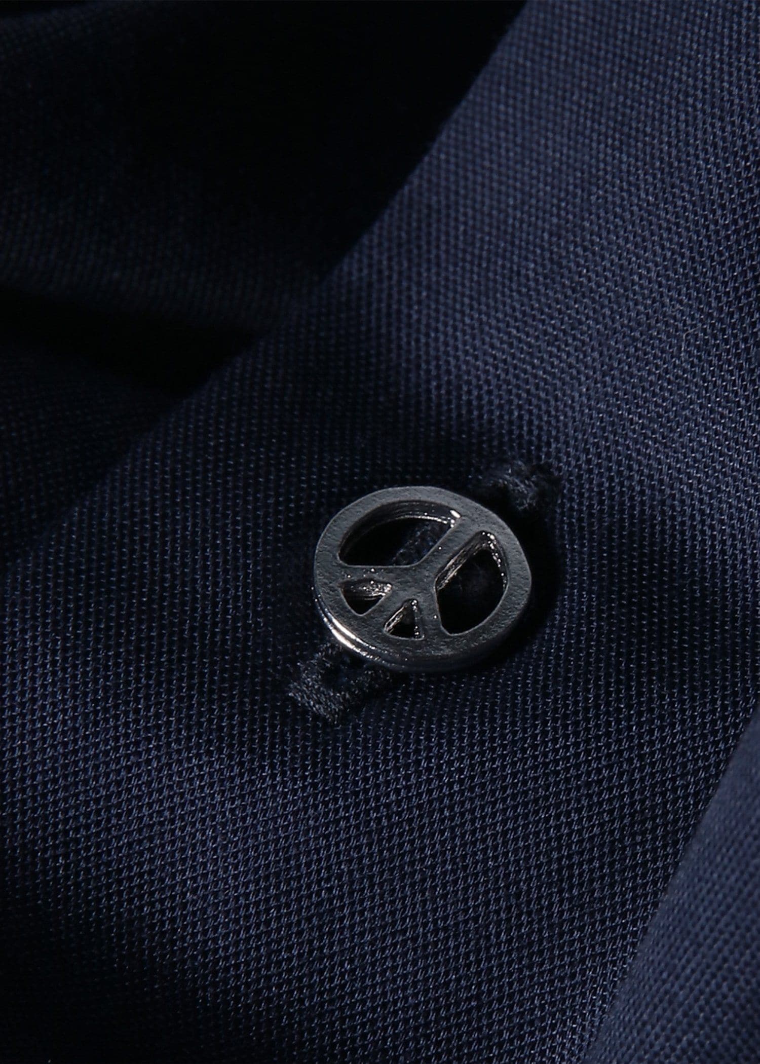 チャームボタン カジュアルシャツ