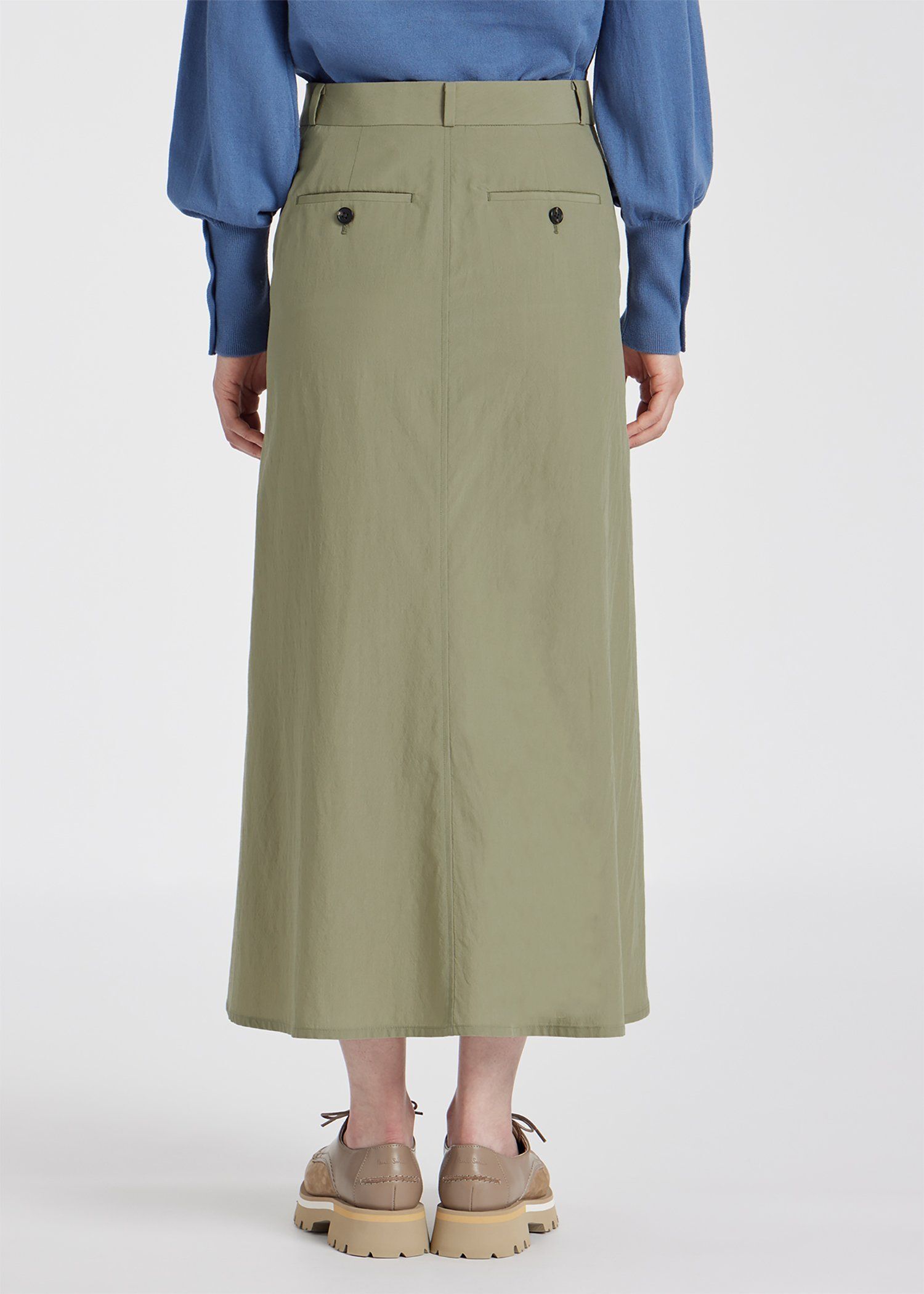 ウィメンズ レーヨンナイロン ロングスカート