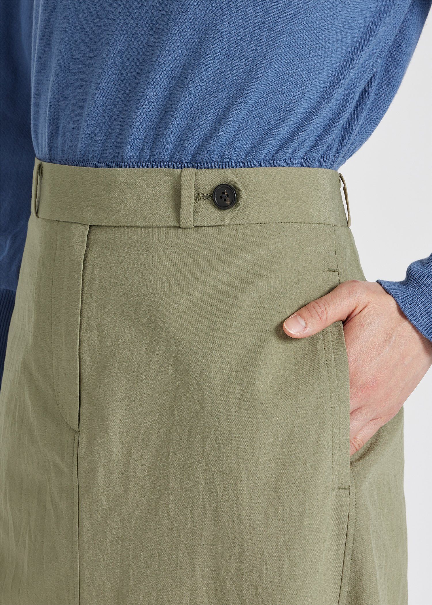 ウィメンズ レーヨンナイロン ロングスカート