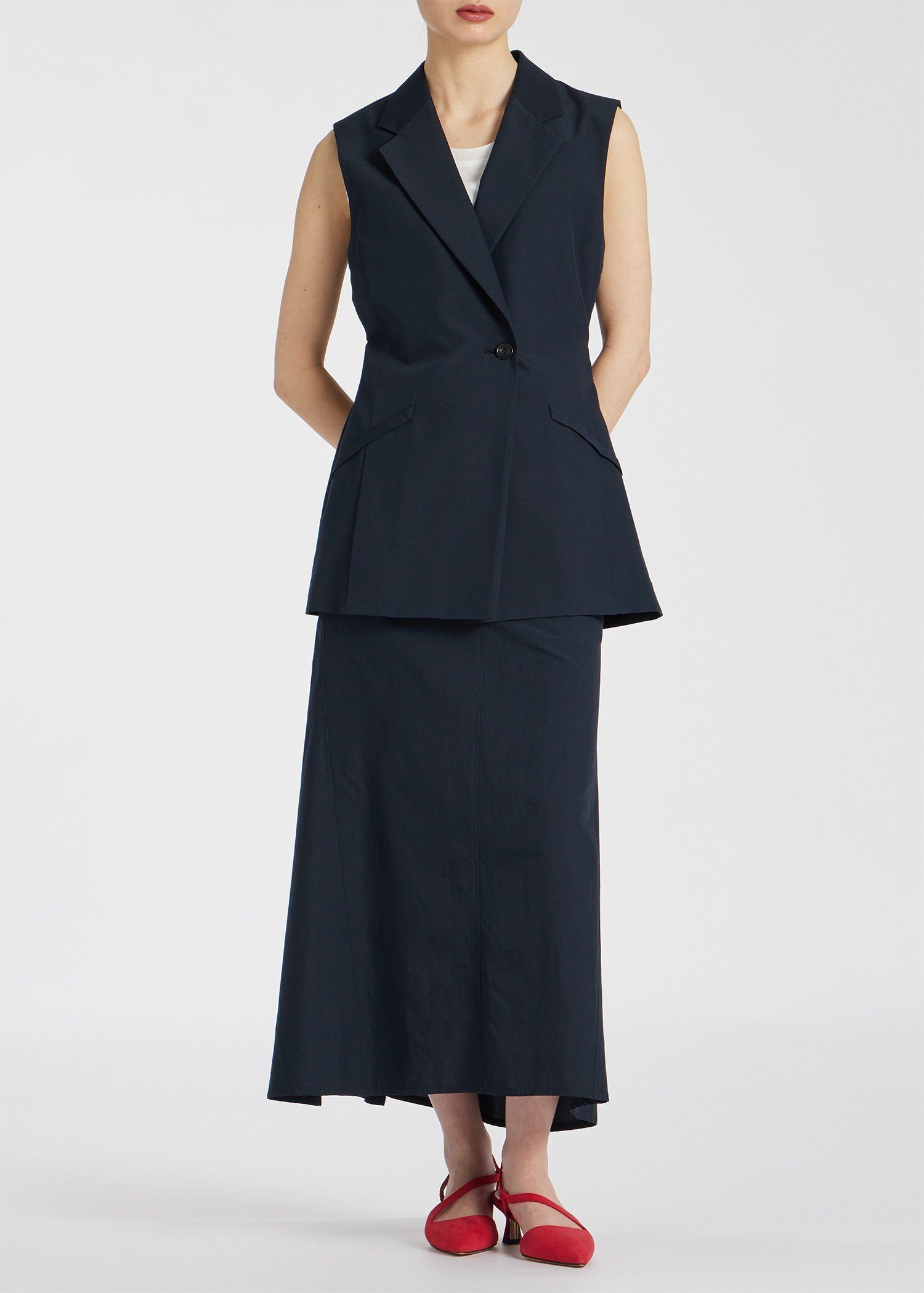 ウィメンズ レーヨンナイロン ロングスカート