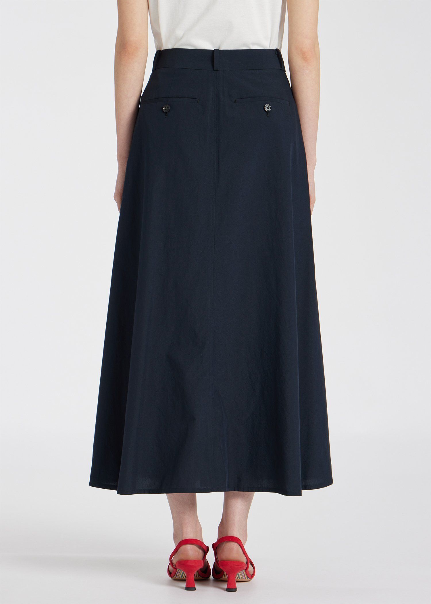 ウィメンズ レーヨンナイロン ロングスカート