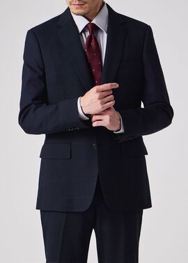 ストレッチウィンドウペーン トラベルスーツ（ネイビー） ｜ポール・スミス