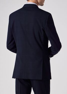 【美品】エディフィス トラベルスーツ ウインドウペン ネイビー M 薄手 ストレッチウィンドウペーン トラベルスーツ（ネイビー） ｜ポール・スミス