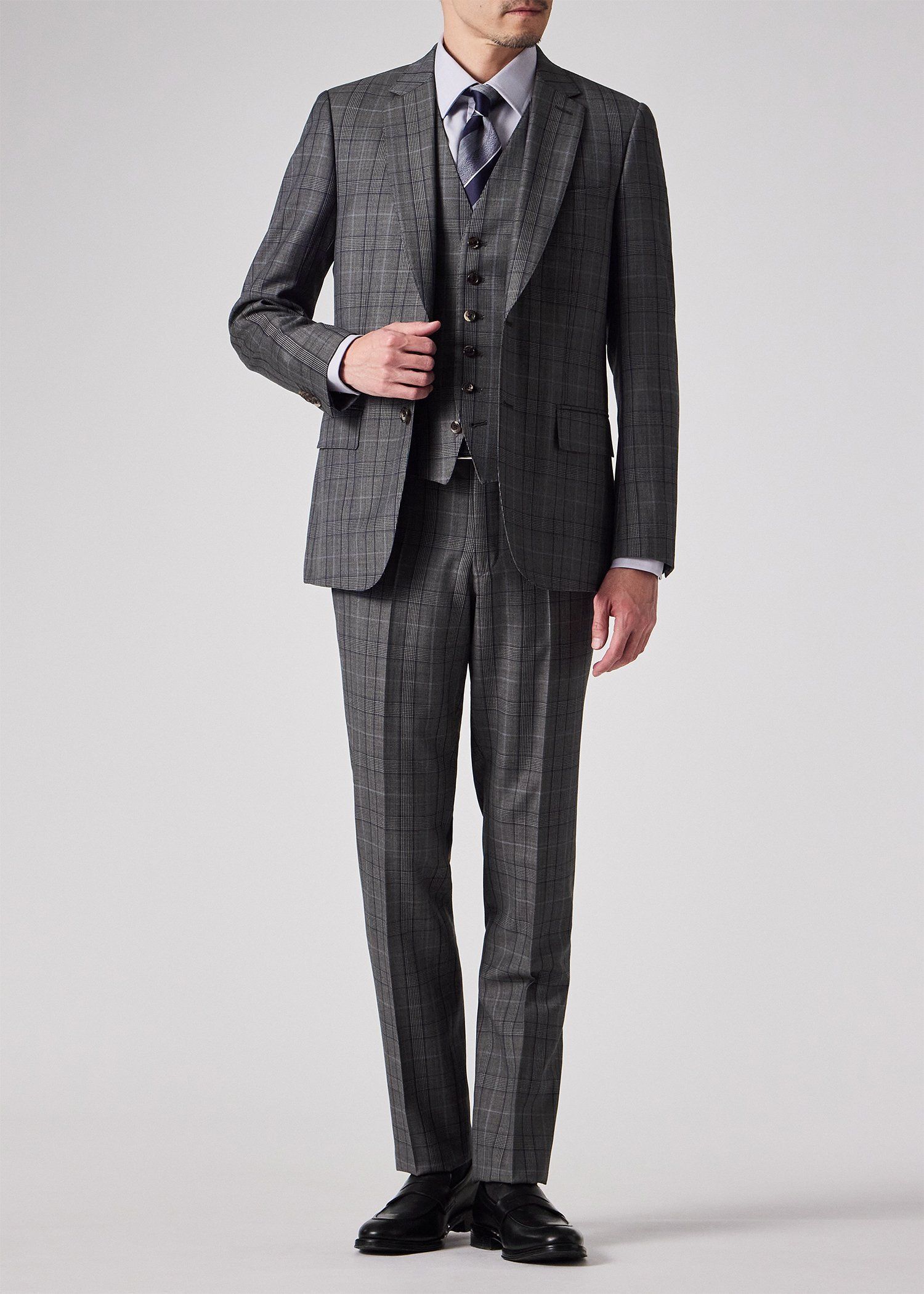 プリンス オブ ウェールズチェック 6Bベスト ｜ポール・スミス