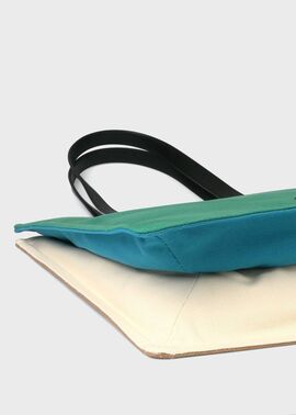 コンサティーナキャンバス トートバッグ（グリーン） ｜ポール・スミス