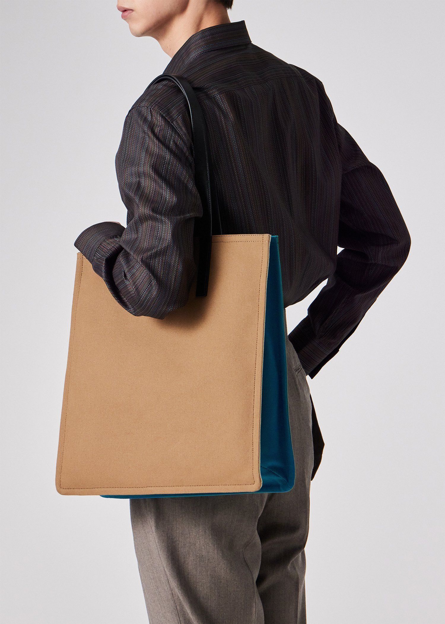 コンサティーナキャンバス トートバッグ（グリーン） ｜ポール・スミス