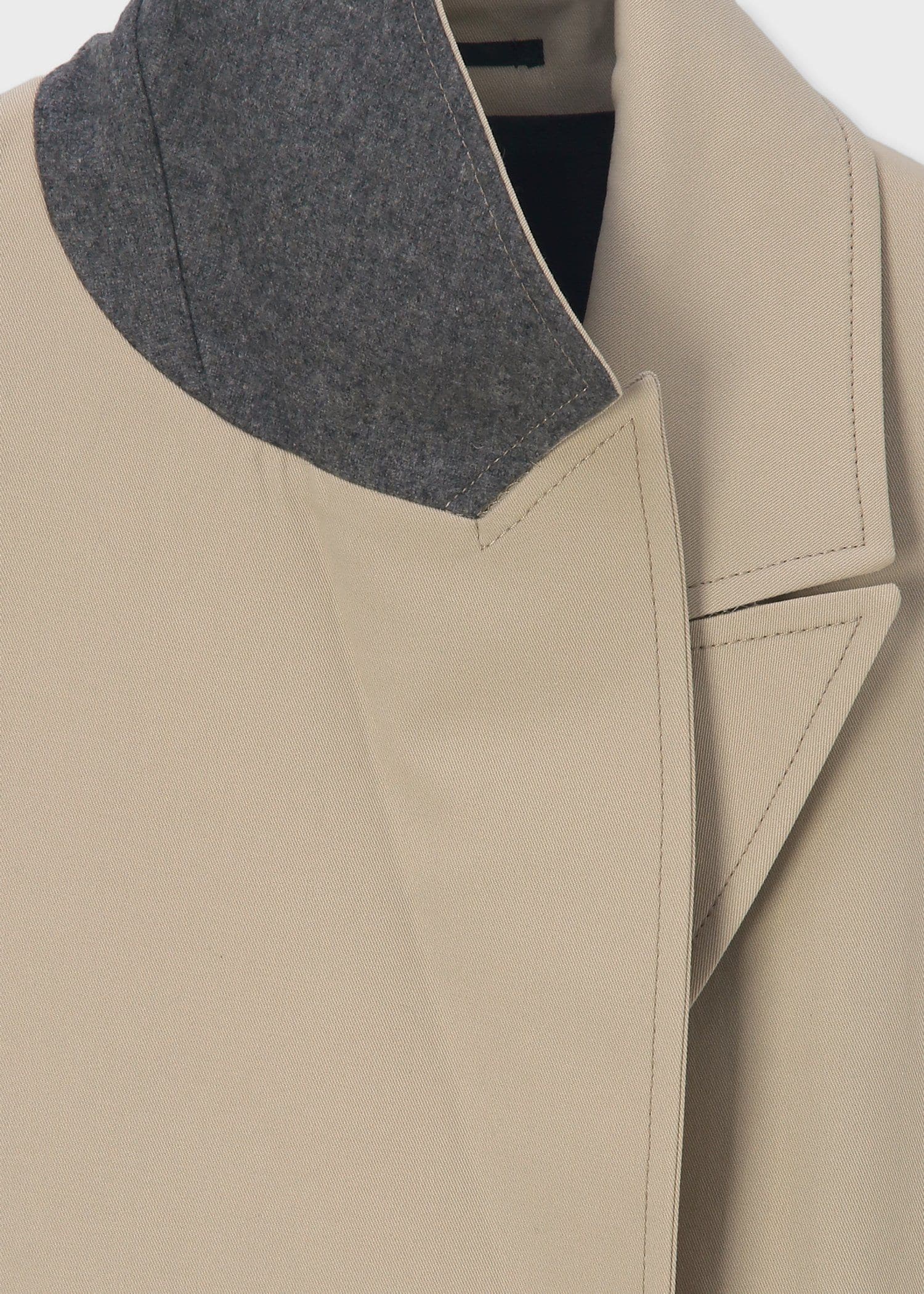 ウィメンズ コットンギャバジン ロングコート