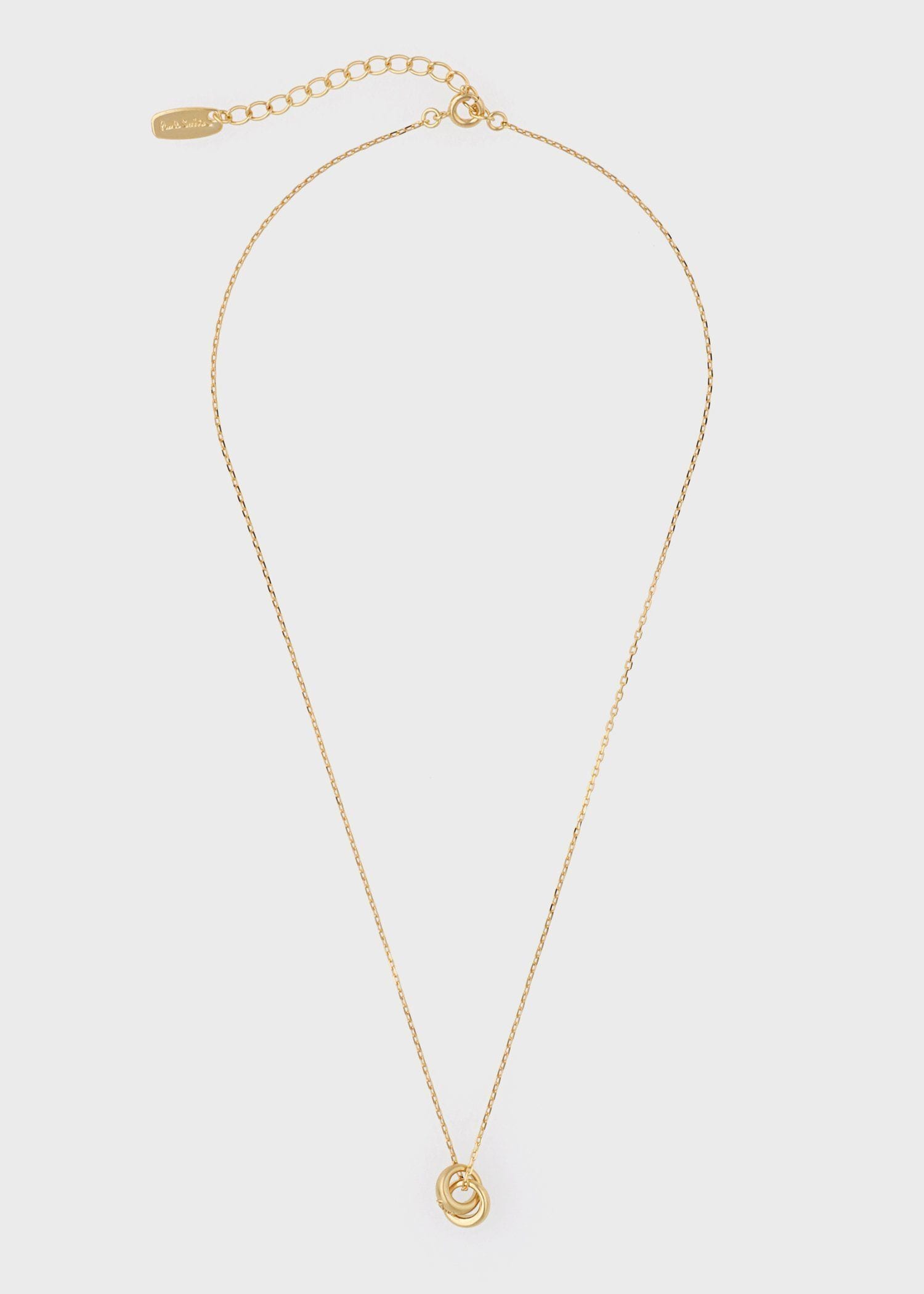 ウィメンズ "Double Ring Motif" ネックレス