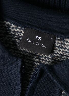 マルチボーダー ジップニットブルゾン ｜ポール・スミス