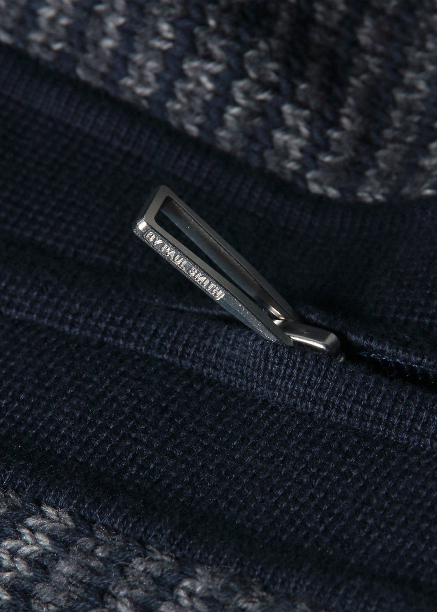 マルチボーダー ジップニットブルゾン