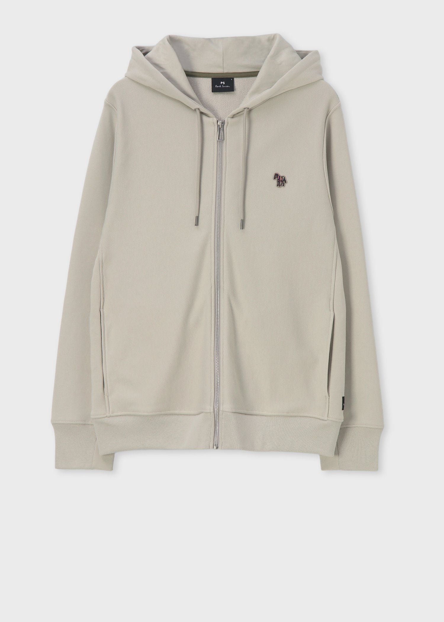 "Sports Stripe Zebra" ワンポイント パーカ