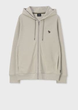 "Sports Stripe Zebra" ワンポイント パーカ