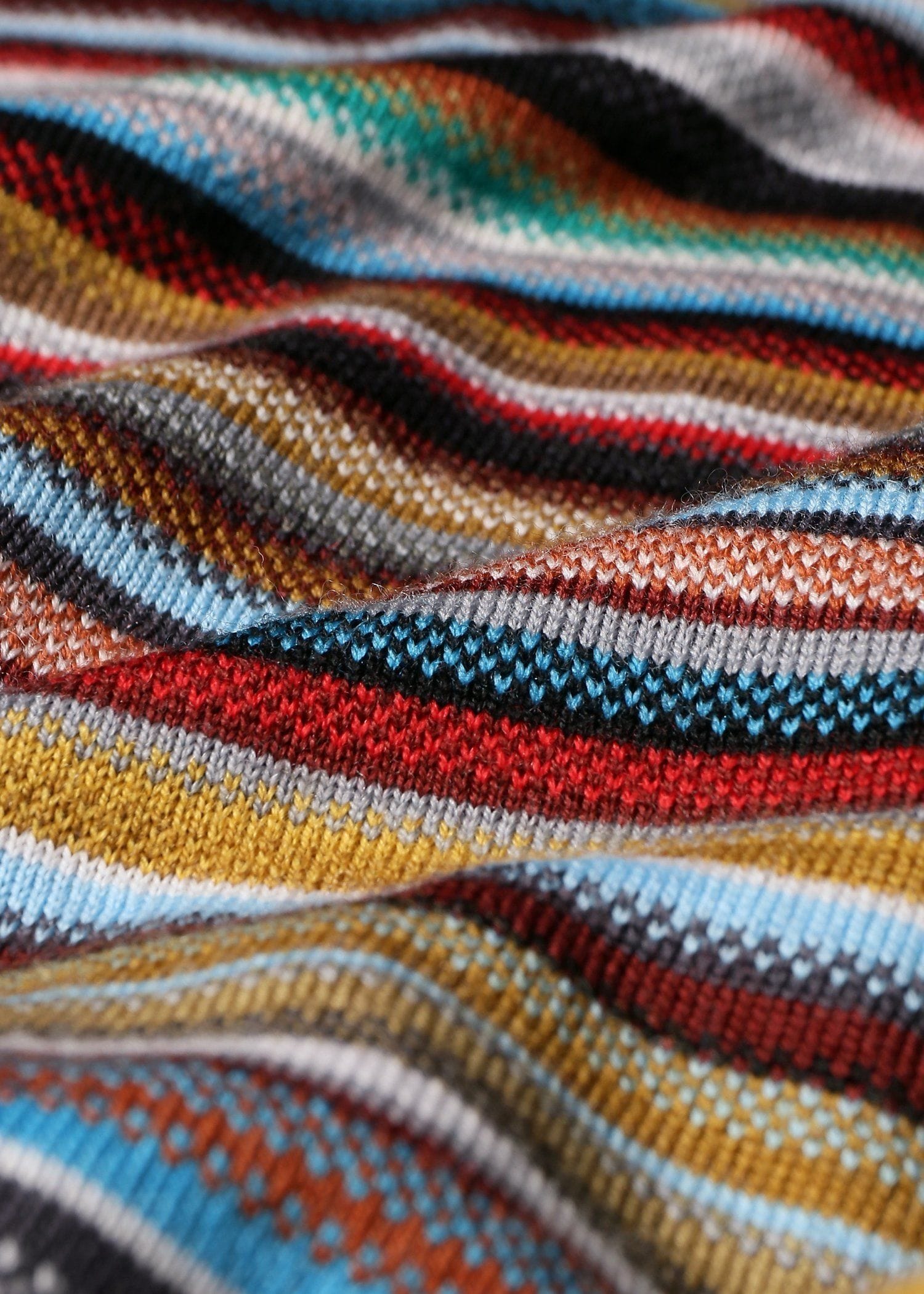 "Signature Stripe" クルーネックニット