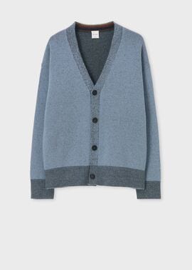 ダークグレー カラフル刺繍 カーディガン ポール.スミス 未着用品 ダークグレー カラフル刺繍 カーディガン ポール.スミス 未着用品