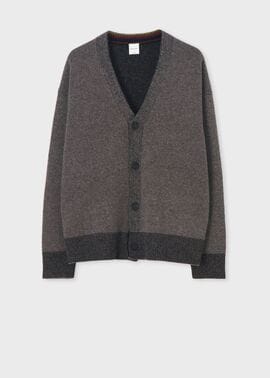 コントラストディテール カーディガン