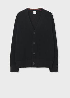 コントラストディテール カーディガン