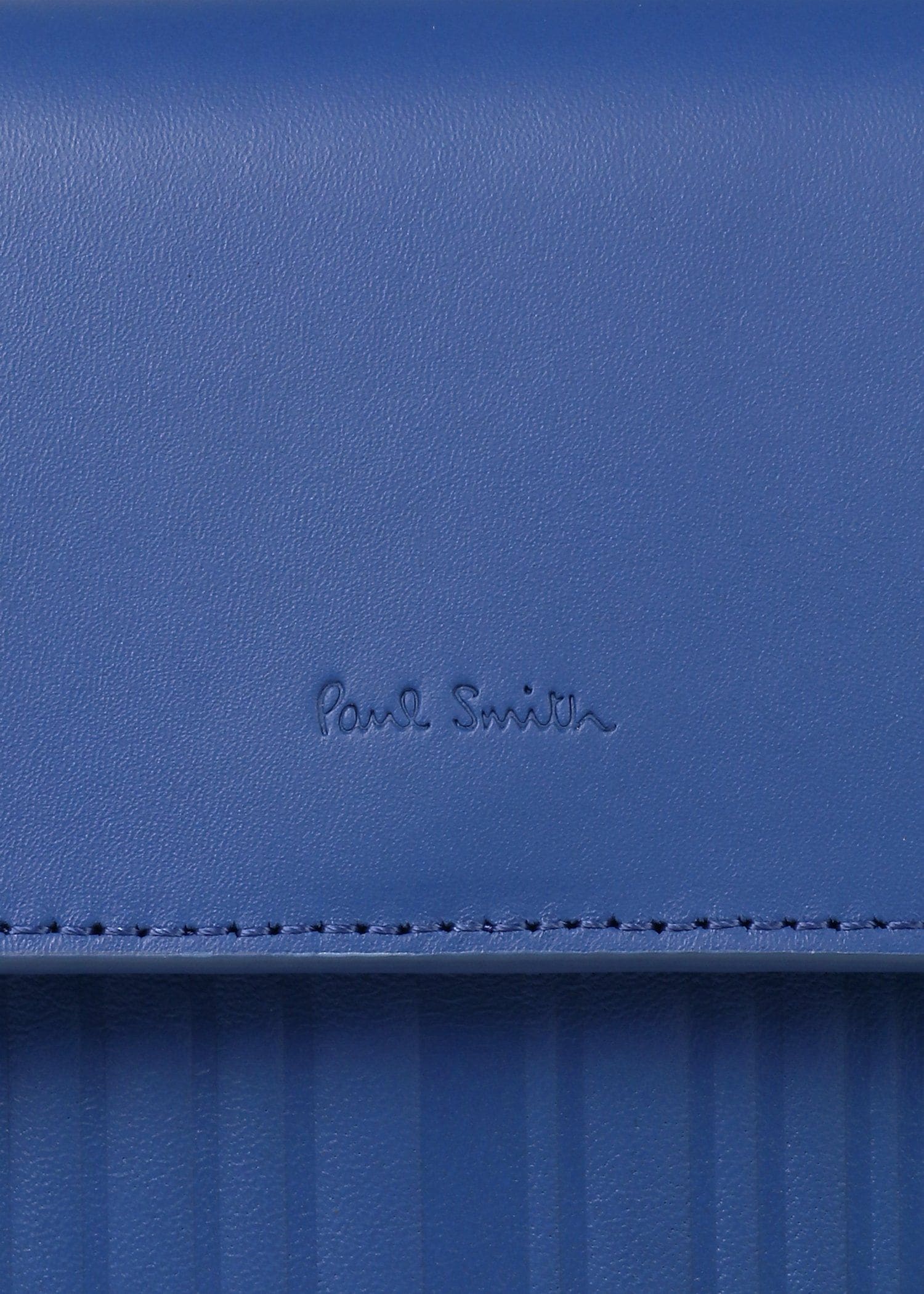 シャドーストライプSS26 ミニショルダーバッグ（ブルー） ｜ポール・スミス