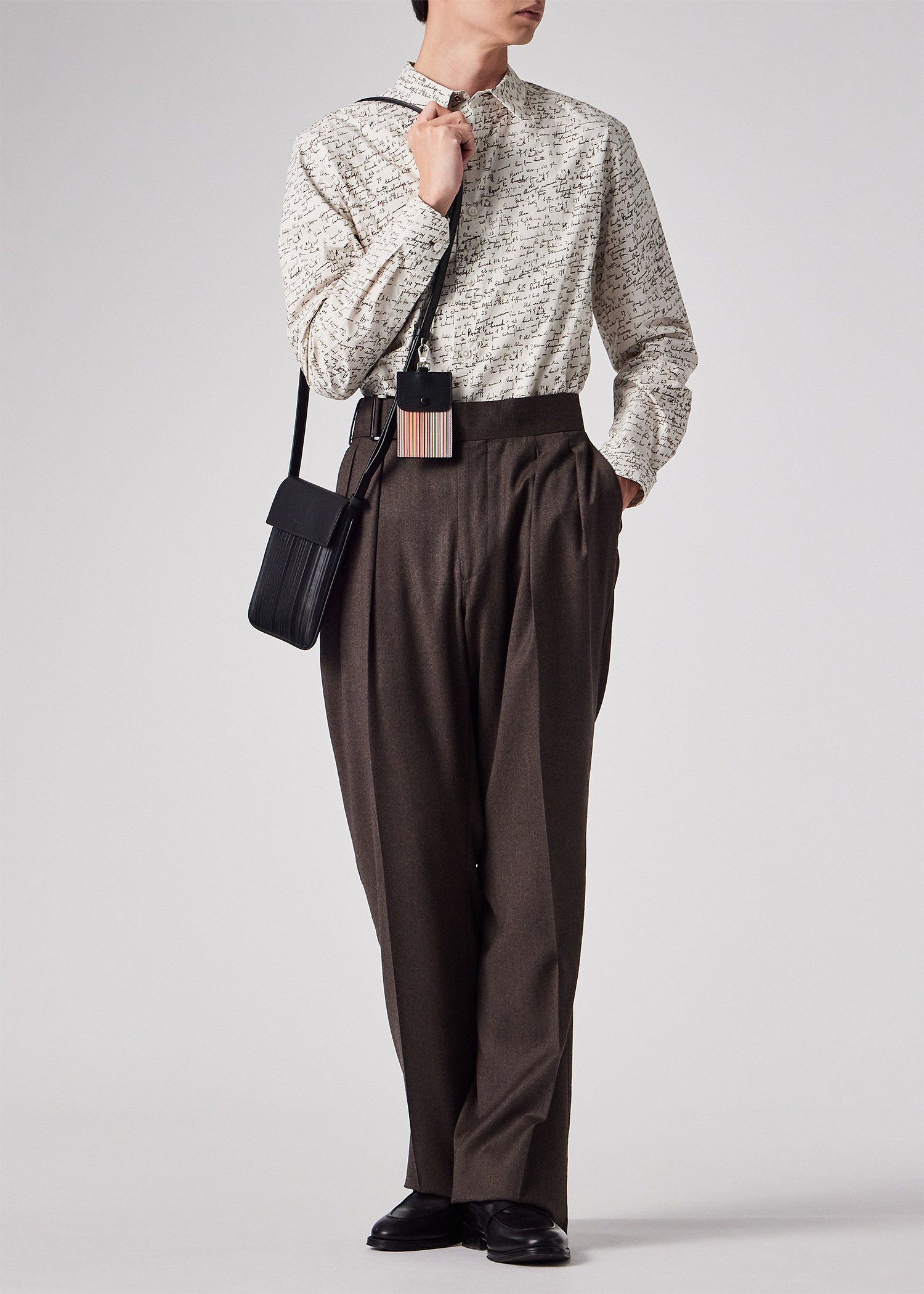 シャドーストライプSS26 ミニショルダーバッグ