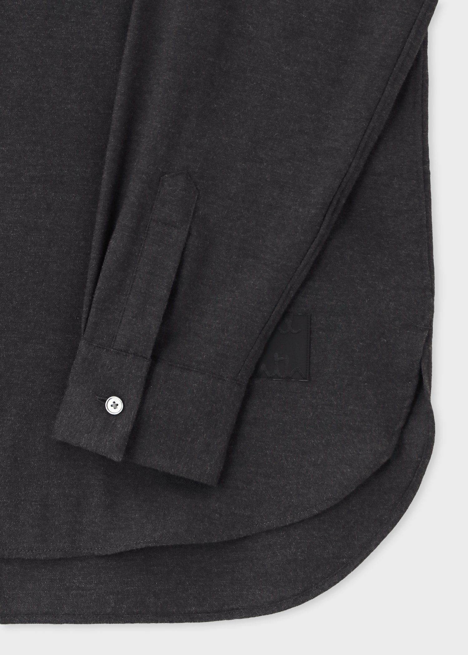 "Cropped Logo" フランネルシャツ