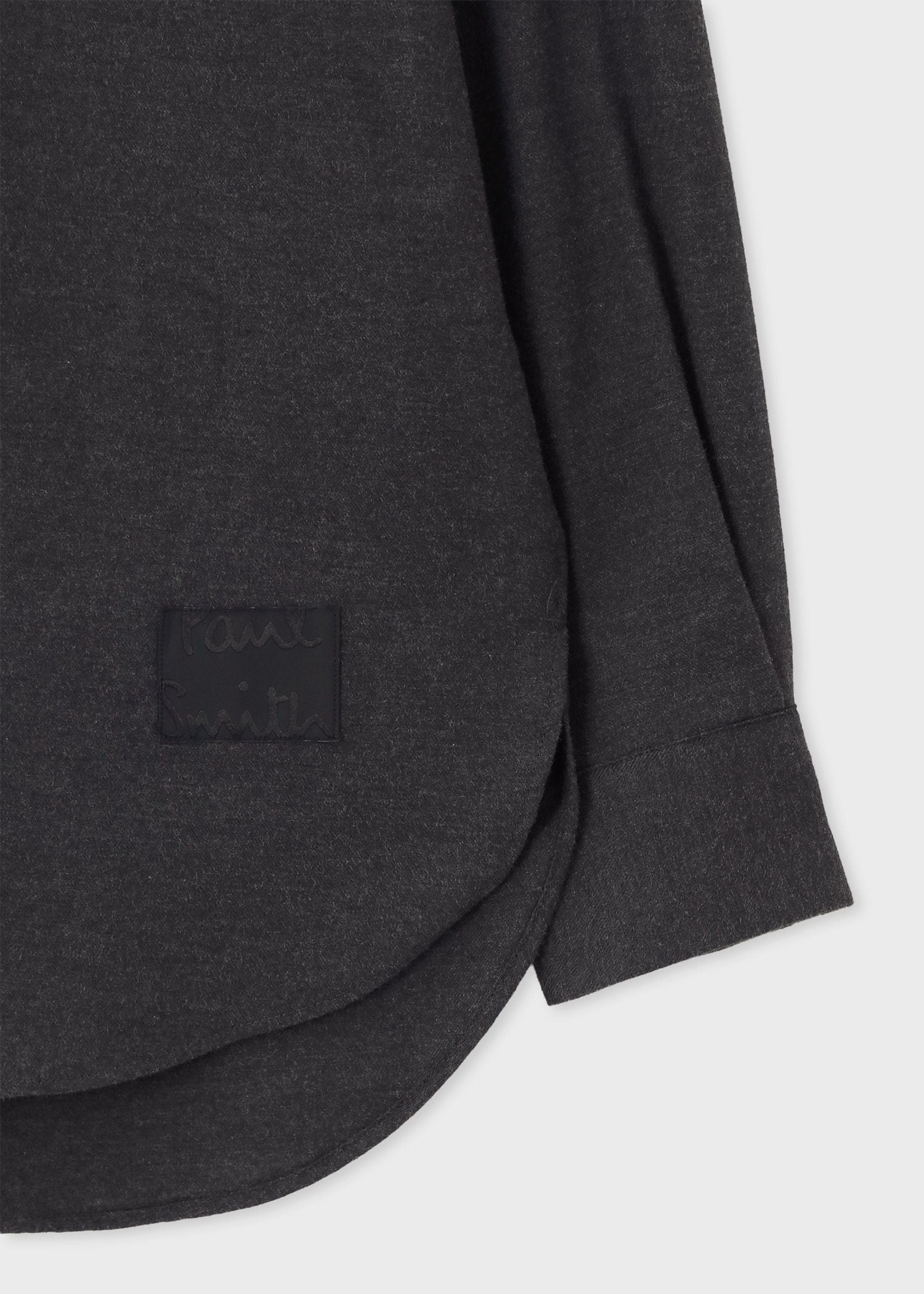 "Cropped Logo" フランネルシャツ