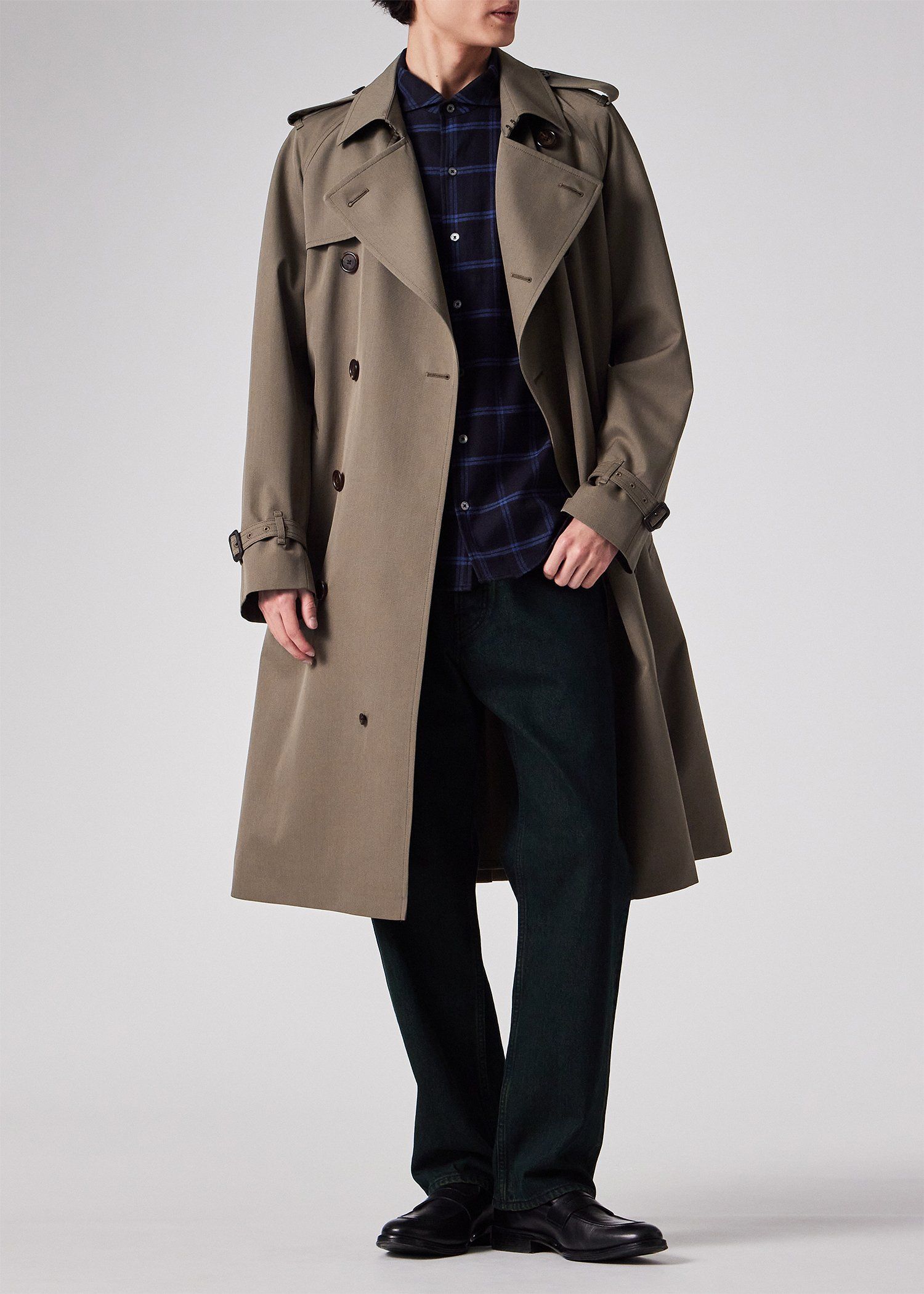 ウールブレンド ヘリテージ ダブルトレンチコート