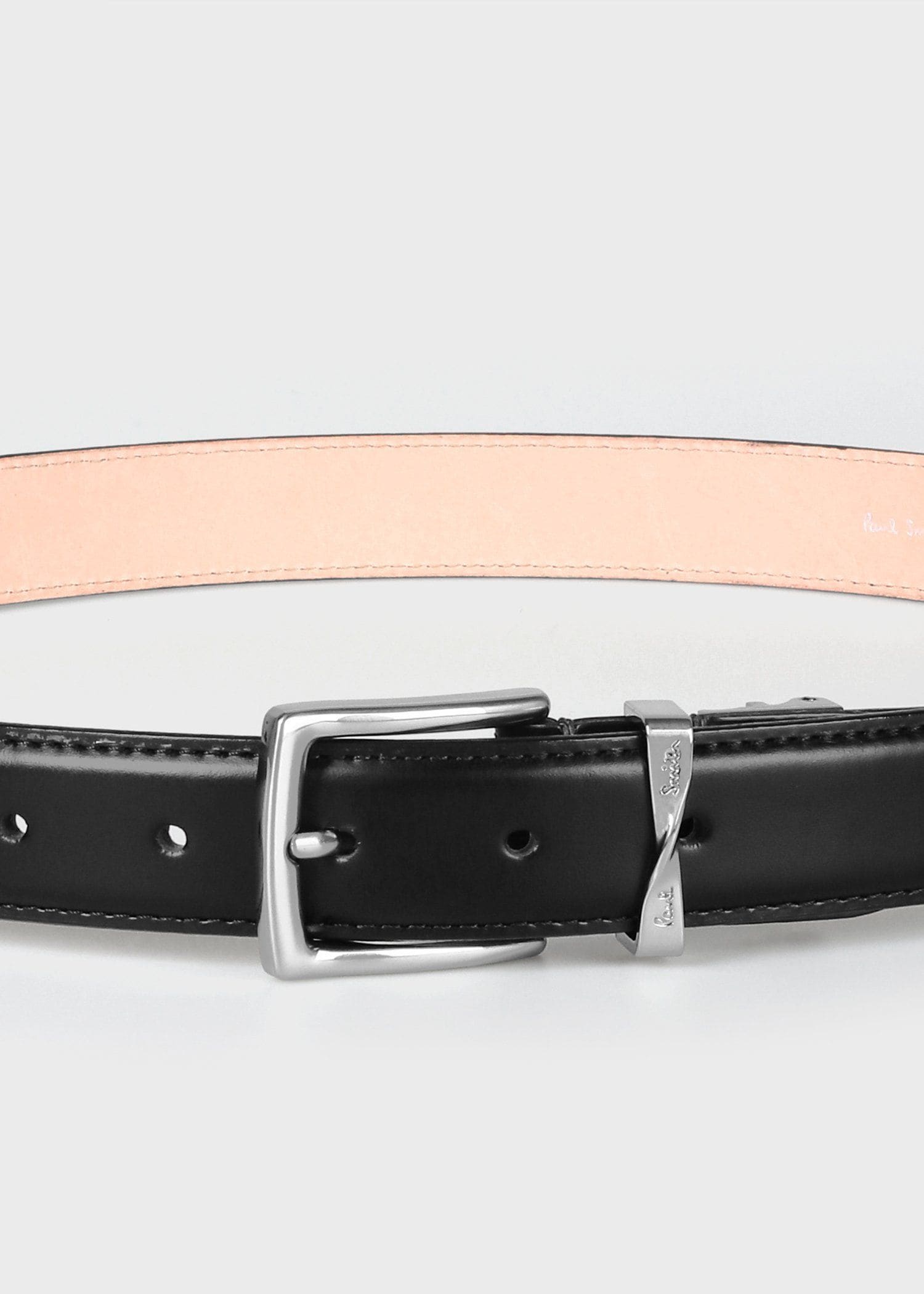 ツイストループロゴ レザーベルト ｜ポール・スミス