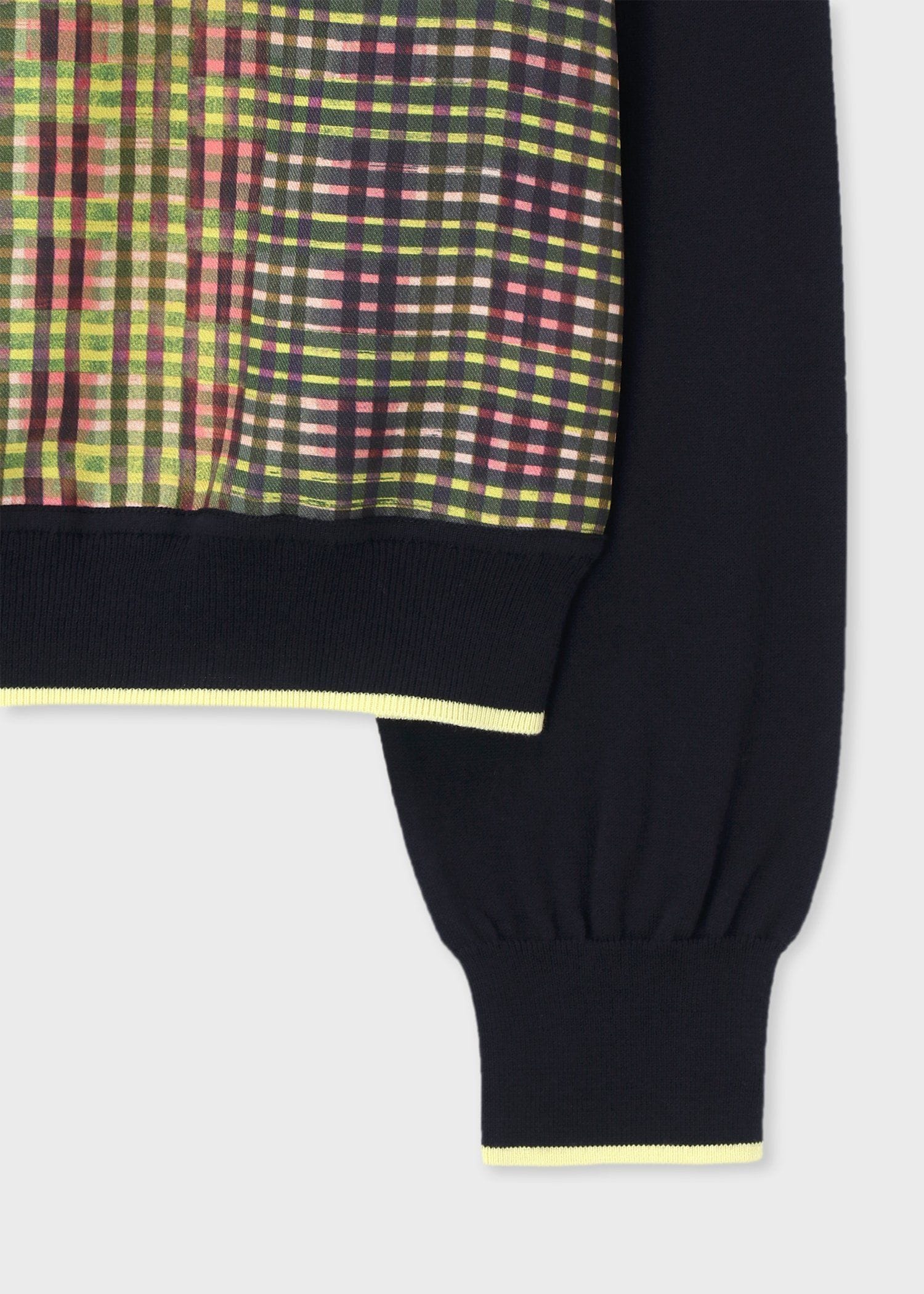 ウィメンズ "Check" コンビ ニット