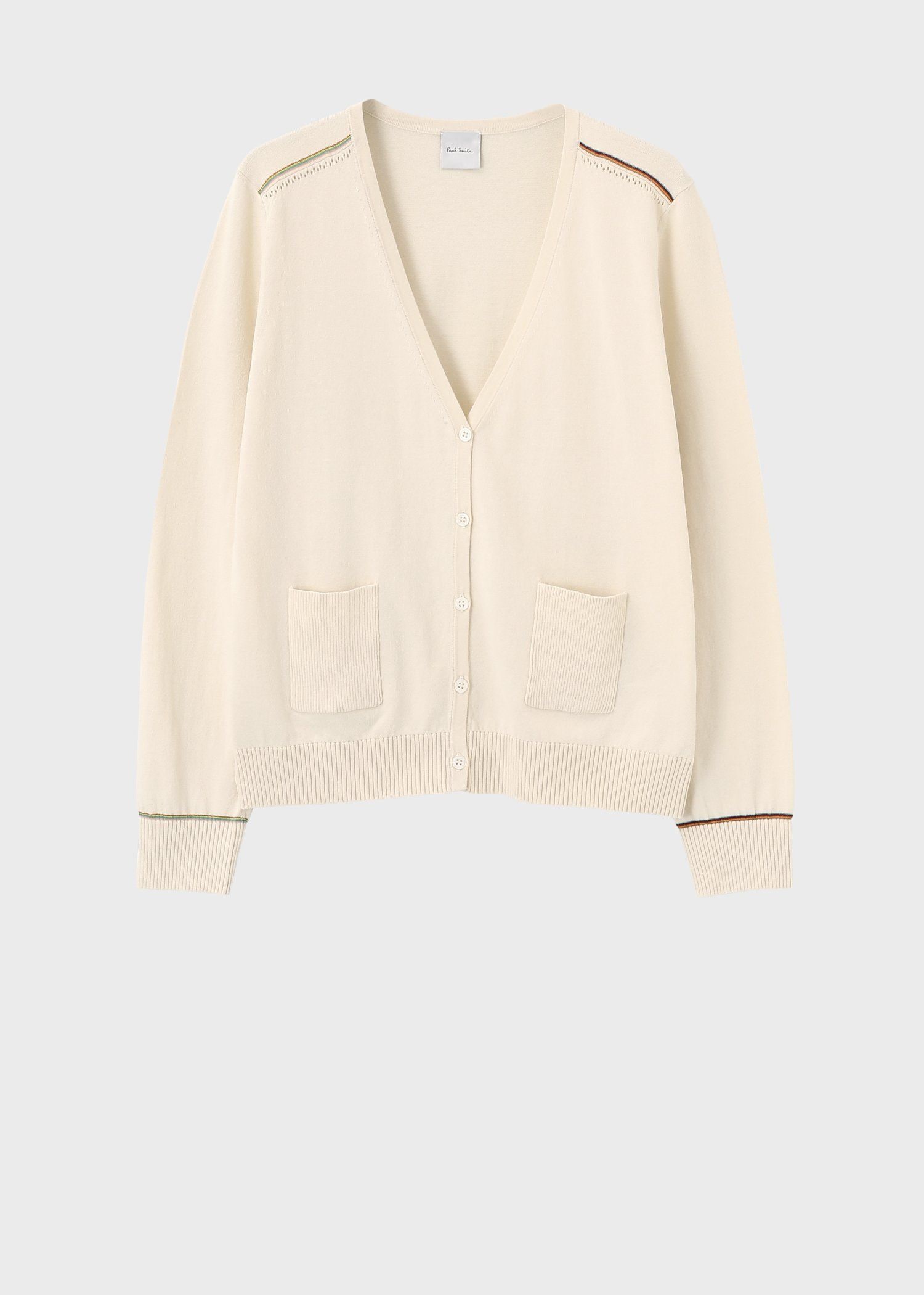 ウィメンズ "Signature Stripe" アイレット カーディガン