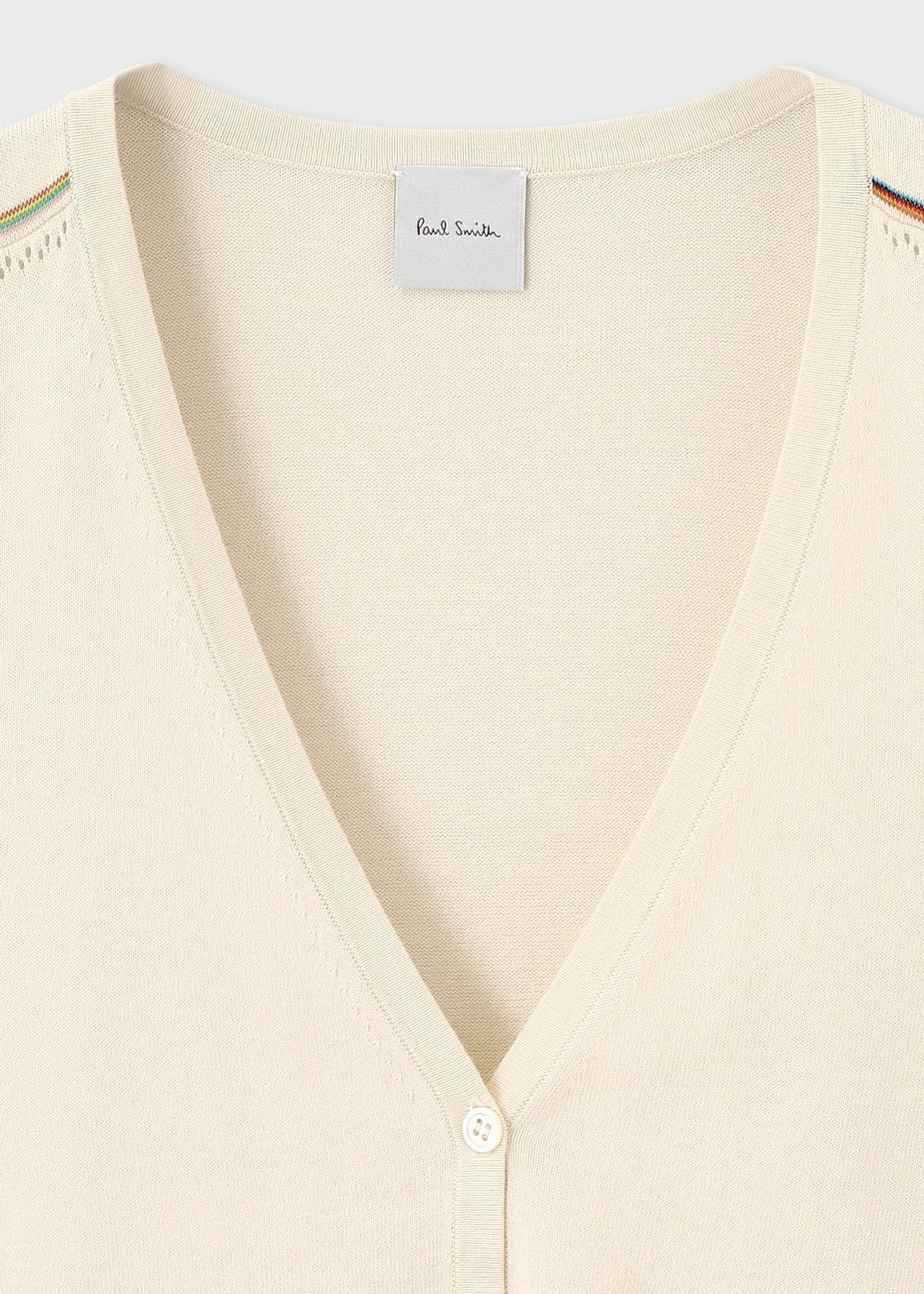 ウィメンズ "Signature Stripe" アイレット カーディガン