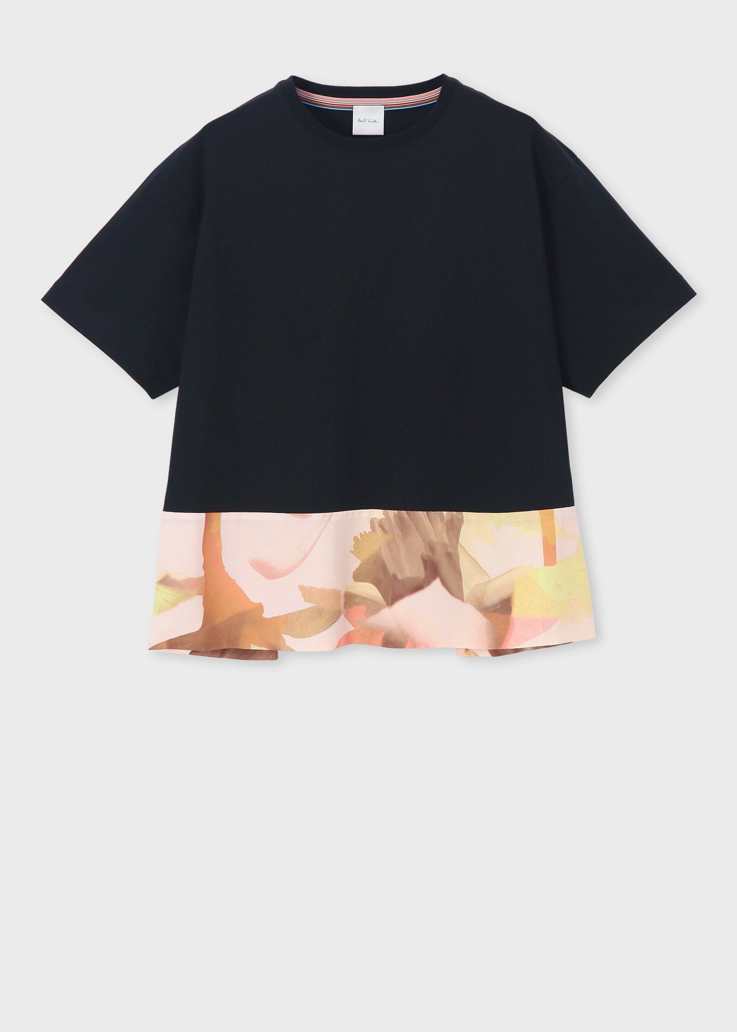 ウィメンズ プリント コンビネーション 半袖Tシャツ