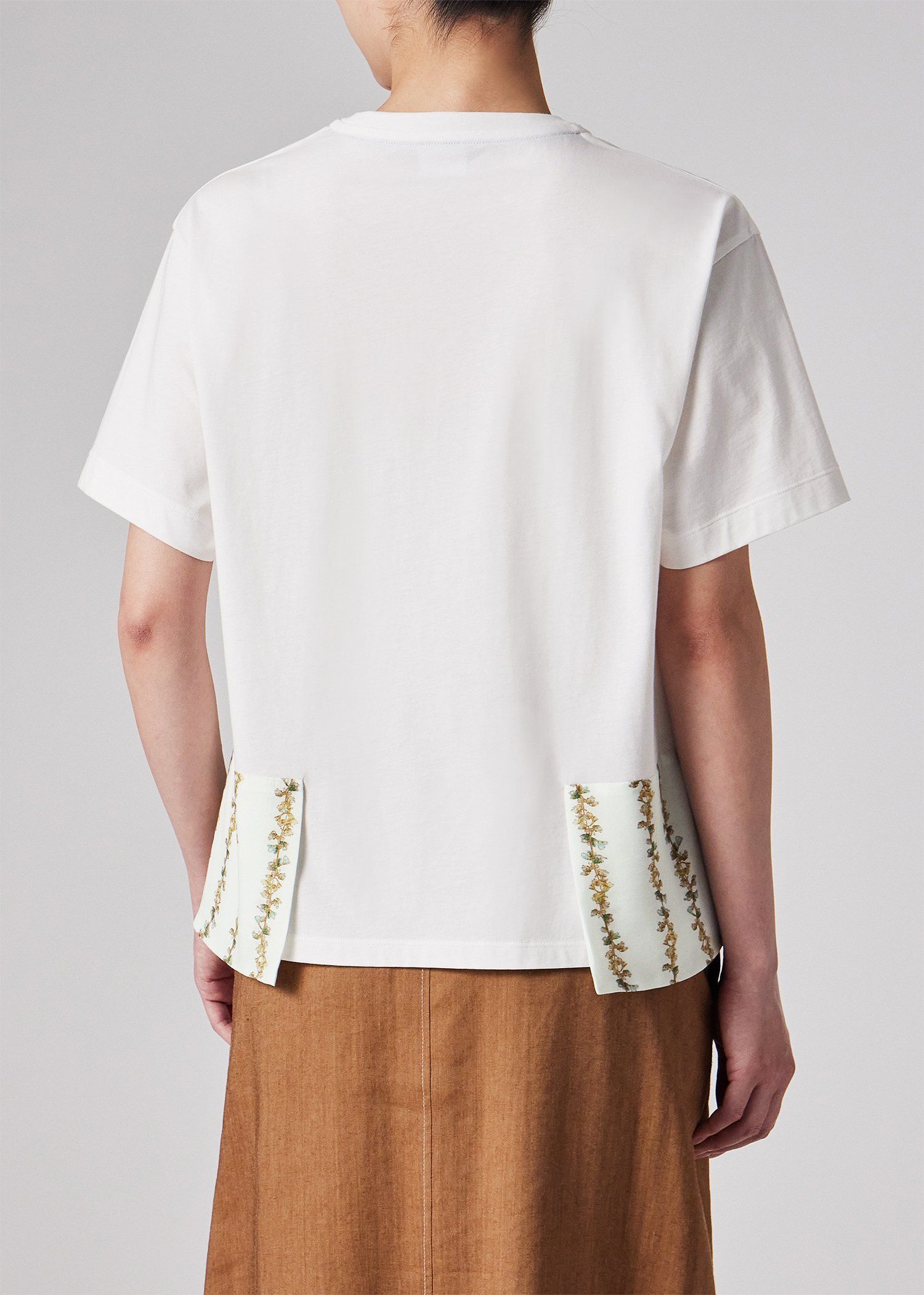 ウィメンズ プリント コンビネーション 半袖Tシャツ