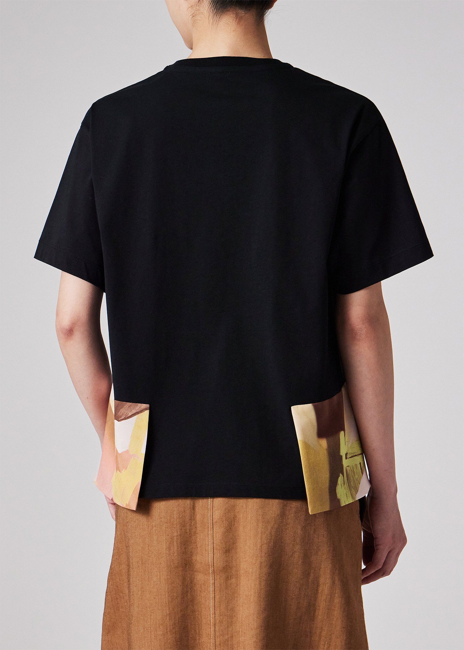 ウィメンズ プリント コンビネーション 半袖Tシャツ