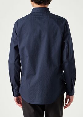 アーティストストライプ エンブロイダリー シャツ（ネイビー