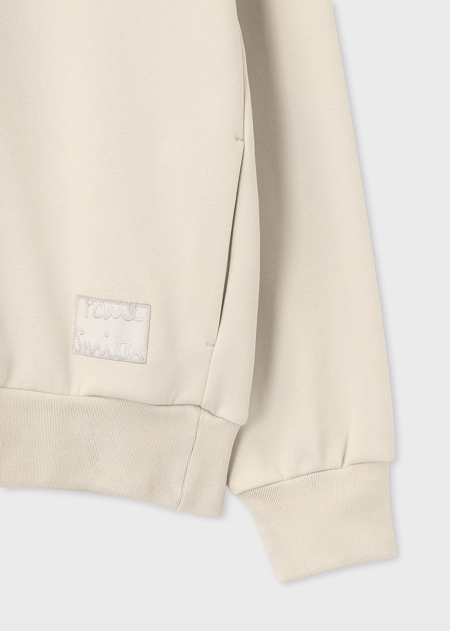"Cropped Logo" ダンボールニット パーカ
