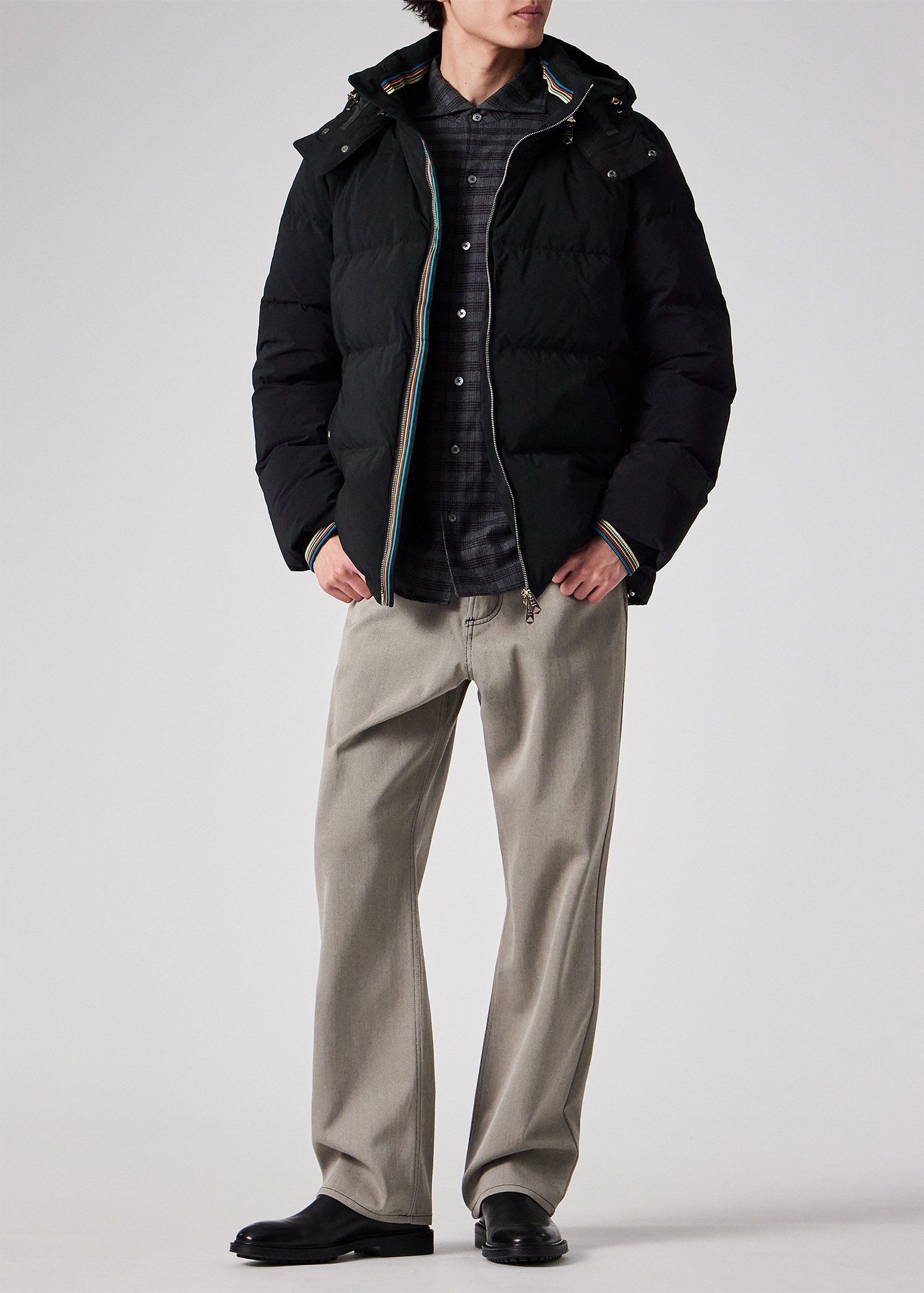 "Cropped Logo" ダウンジャケット