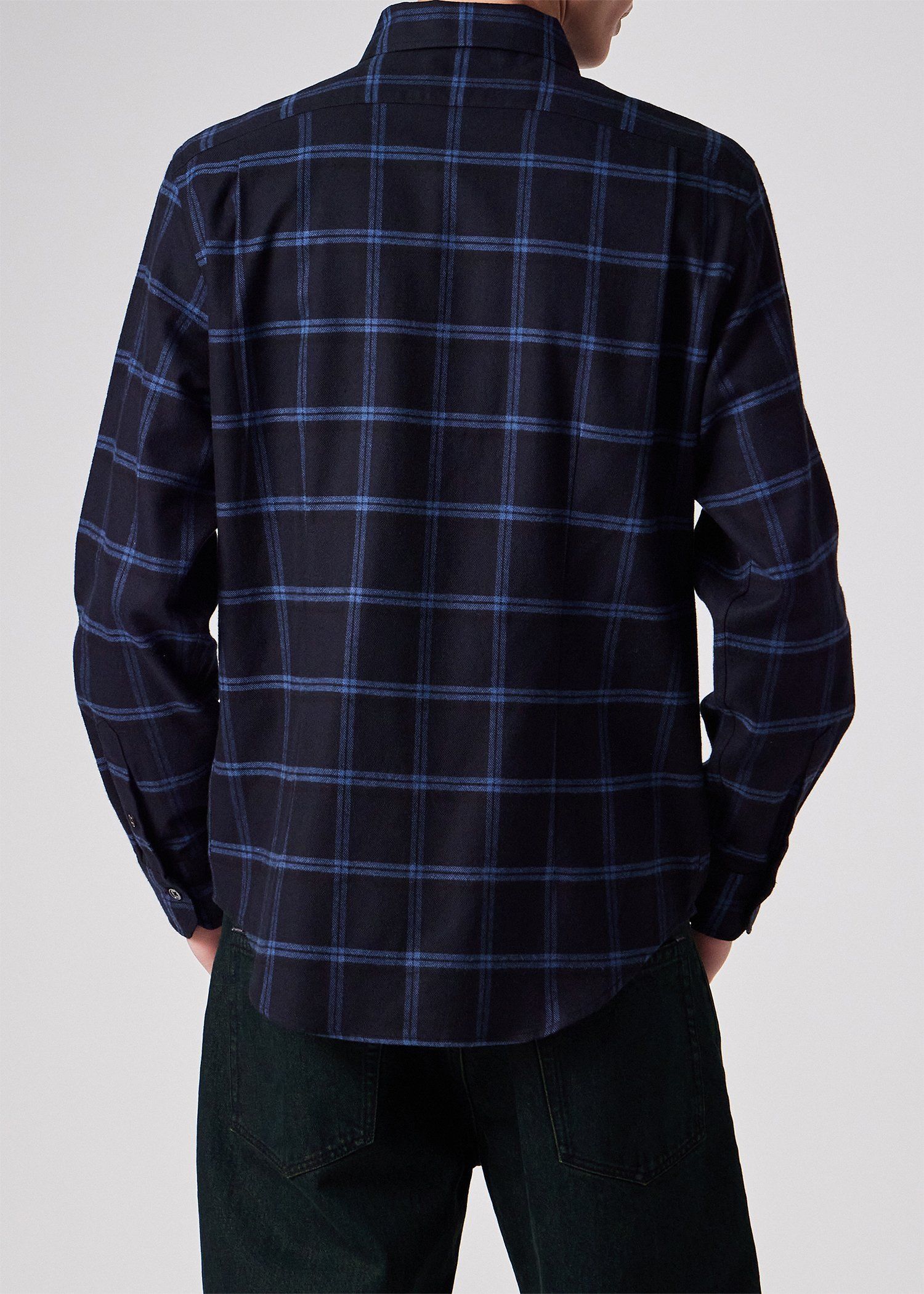 クラシックモダンチェック カジュアルシャツ