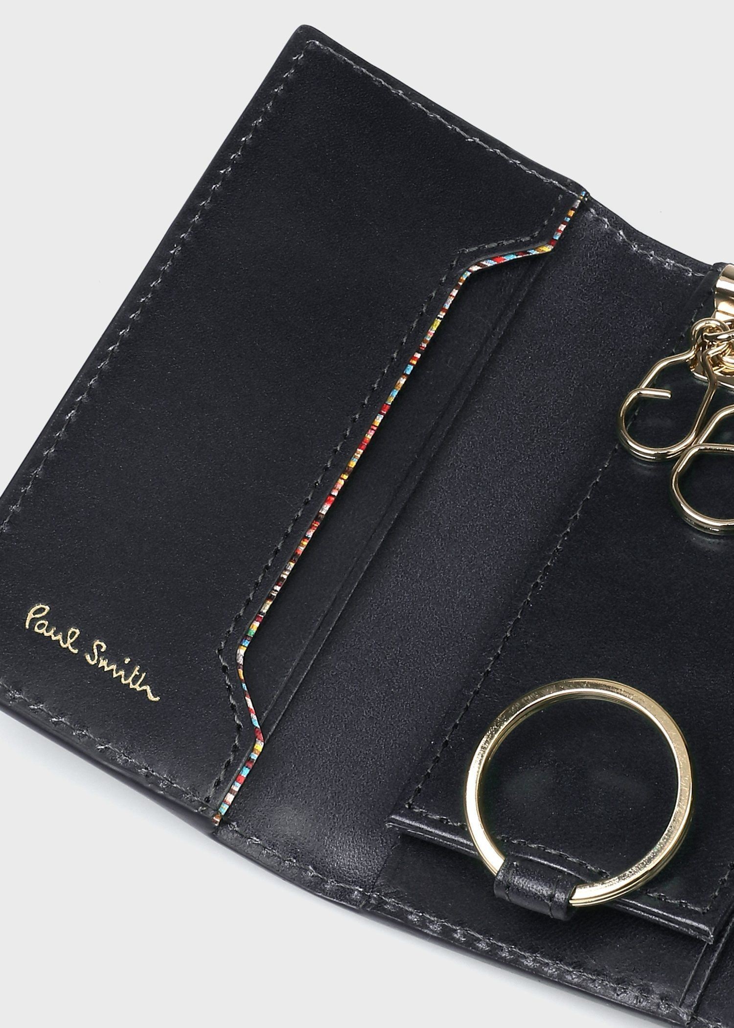 ベジタン SS26 キーケース（ネイビー） ｜ポール・スミス