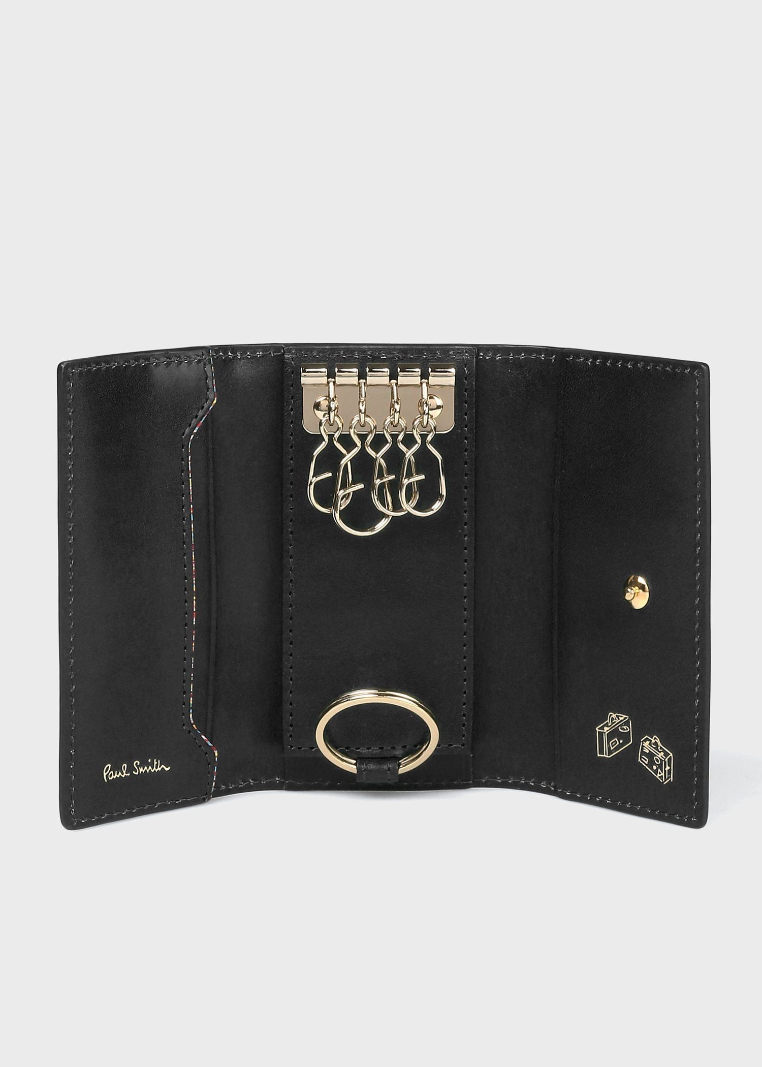 ベジタン SS26 キーケース（ブラック） ｜ポール・スミス